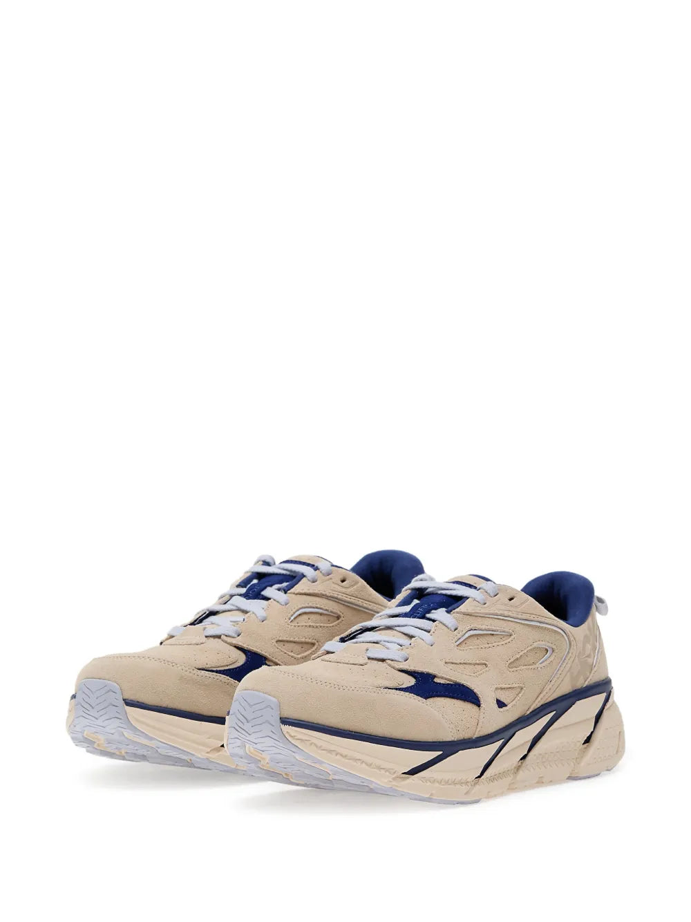Hoka Clifton L Suede Oat Milk