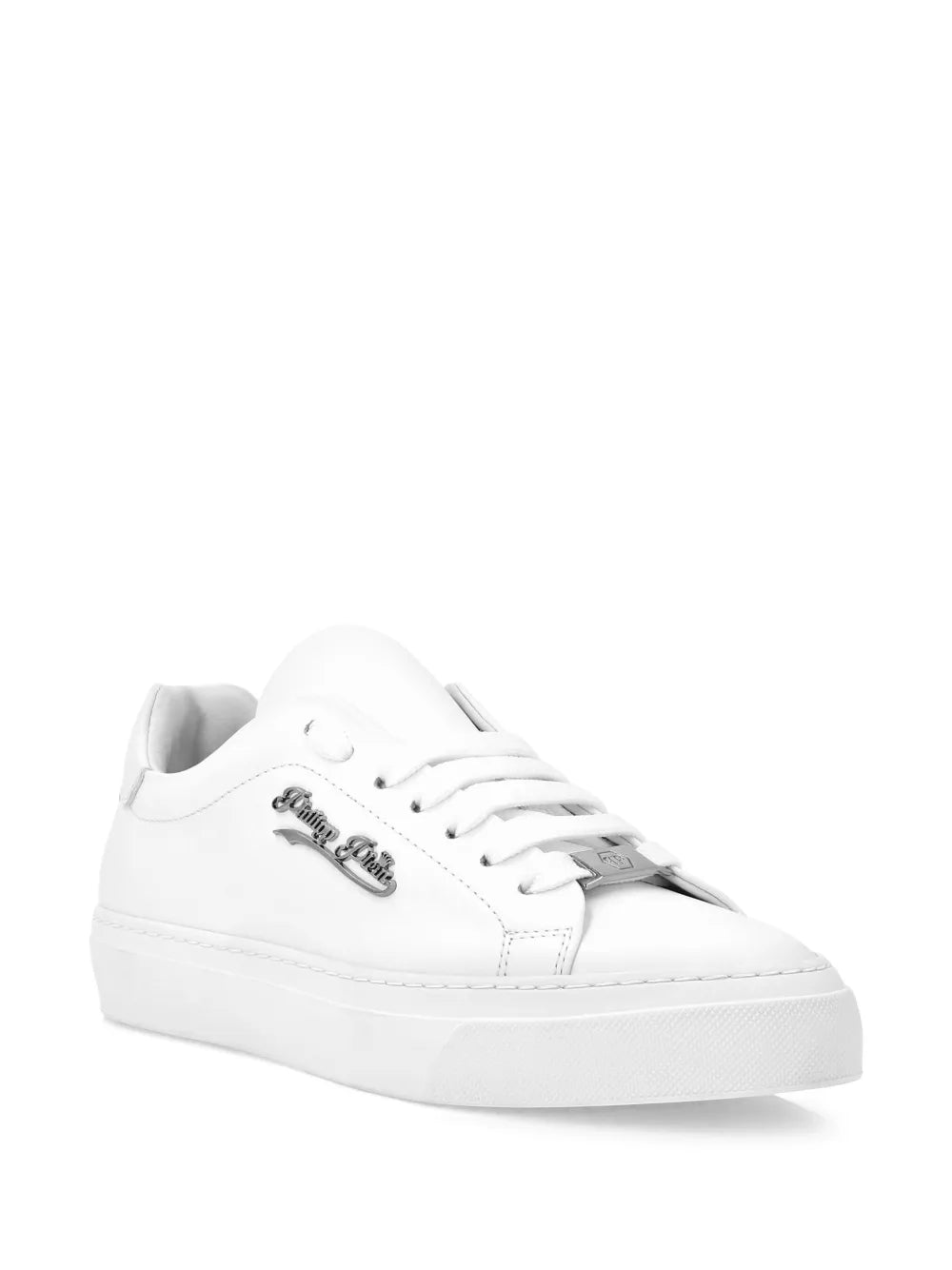 Philipp Plein Lace-Up Leather Trainers