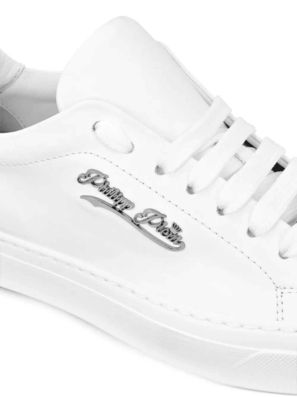Philipp Plein Lace-Up Leather Trainers