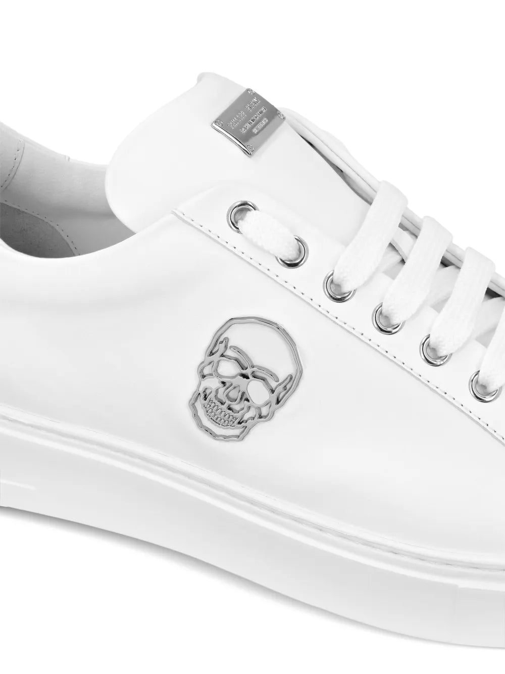 Philipp Plein Lace-Up Leather Trainers