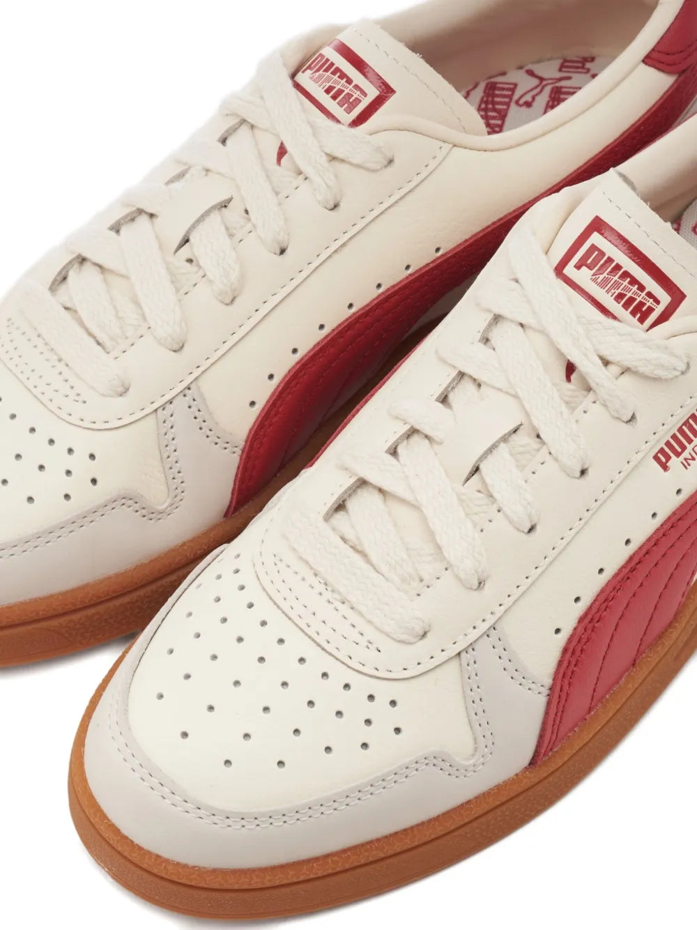 Puma Indoor Og Frosted Ivory/Club Red Sneakers