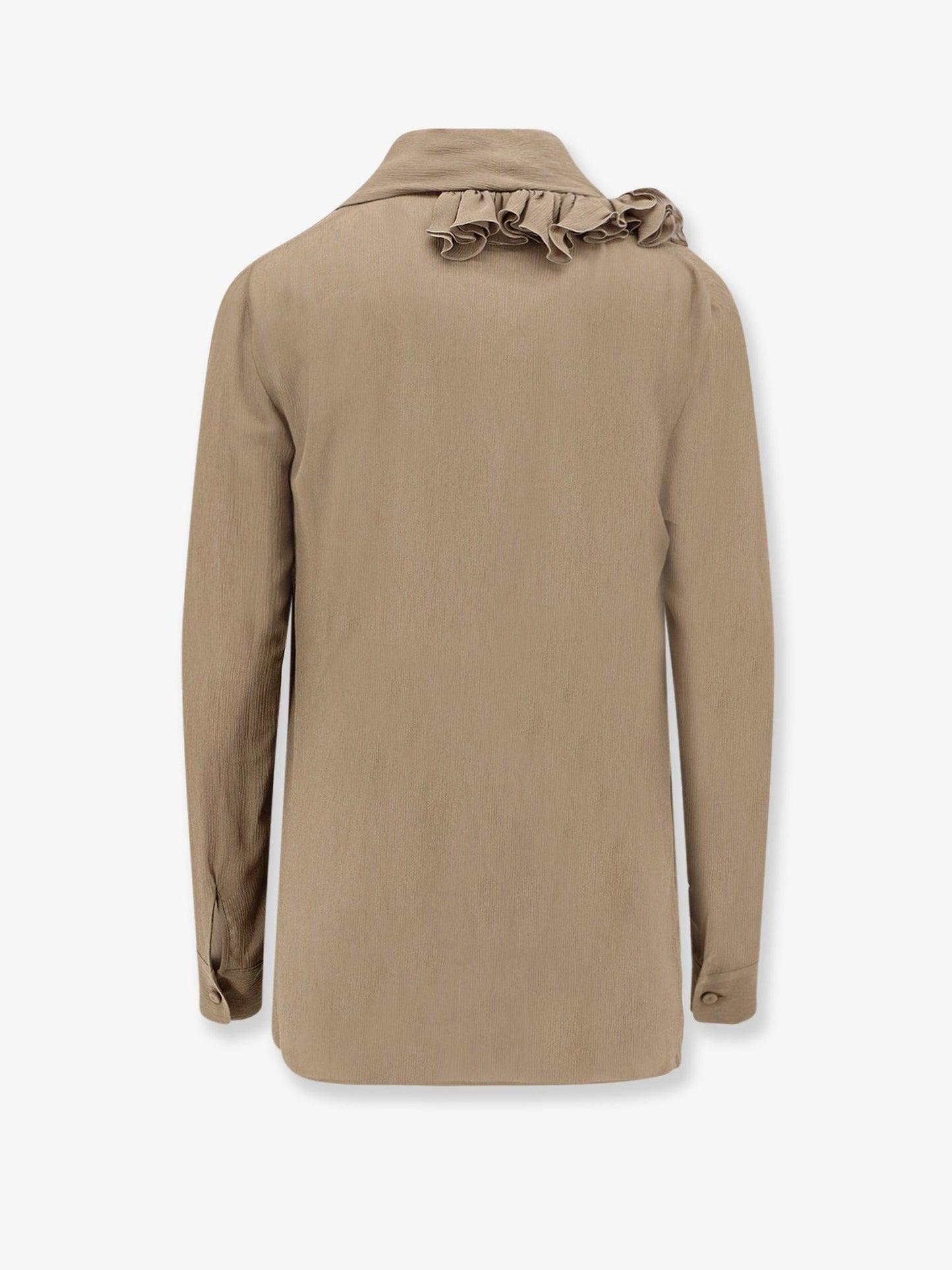 Alberta Ferretti Women Crepe Shirt With Ruffles