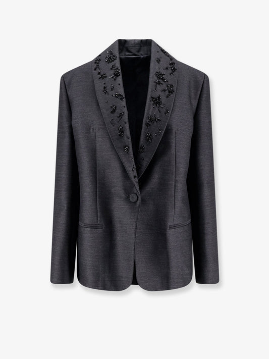 Alberta Ferretti Women Virgin Wool And Silk Blazer