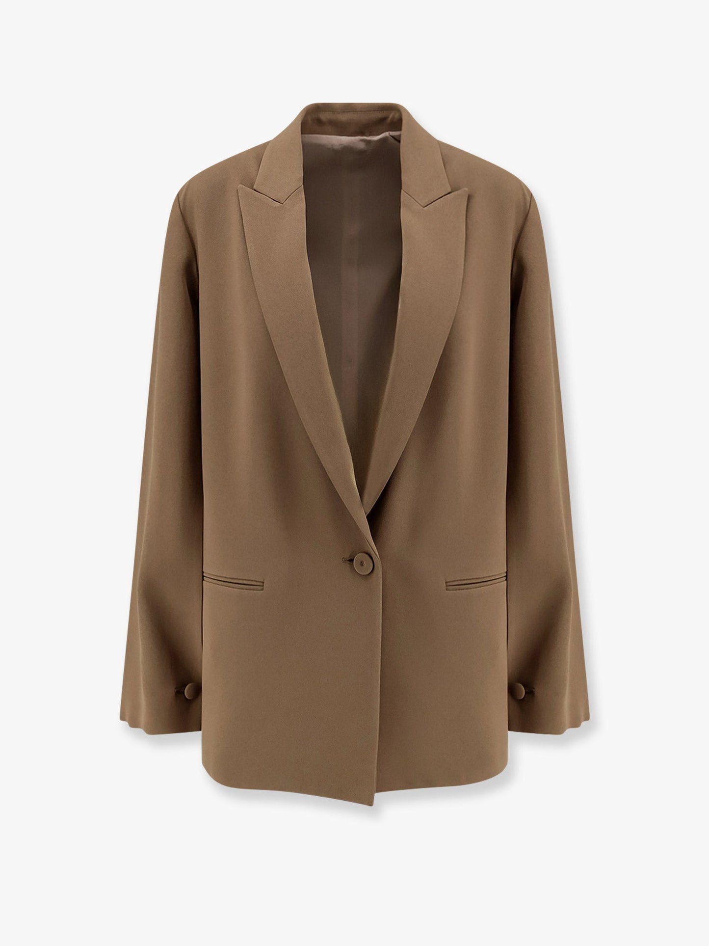 Alberta Ferretti Women Cady Blazer With Cut Out Sleeves