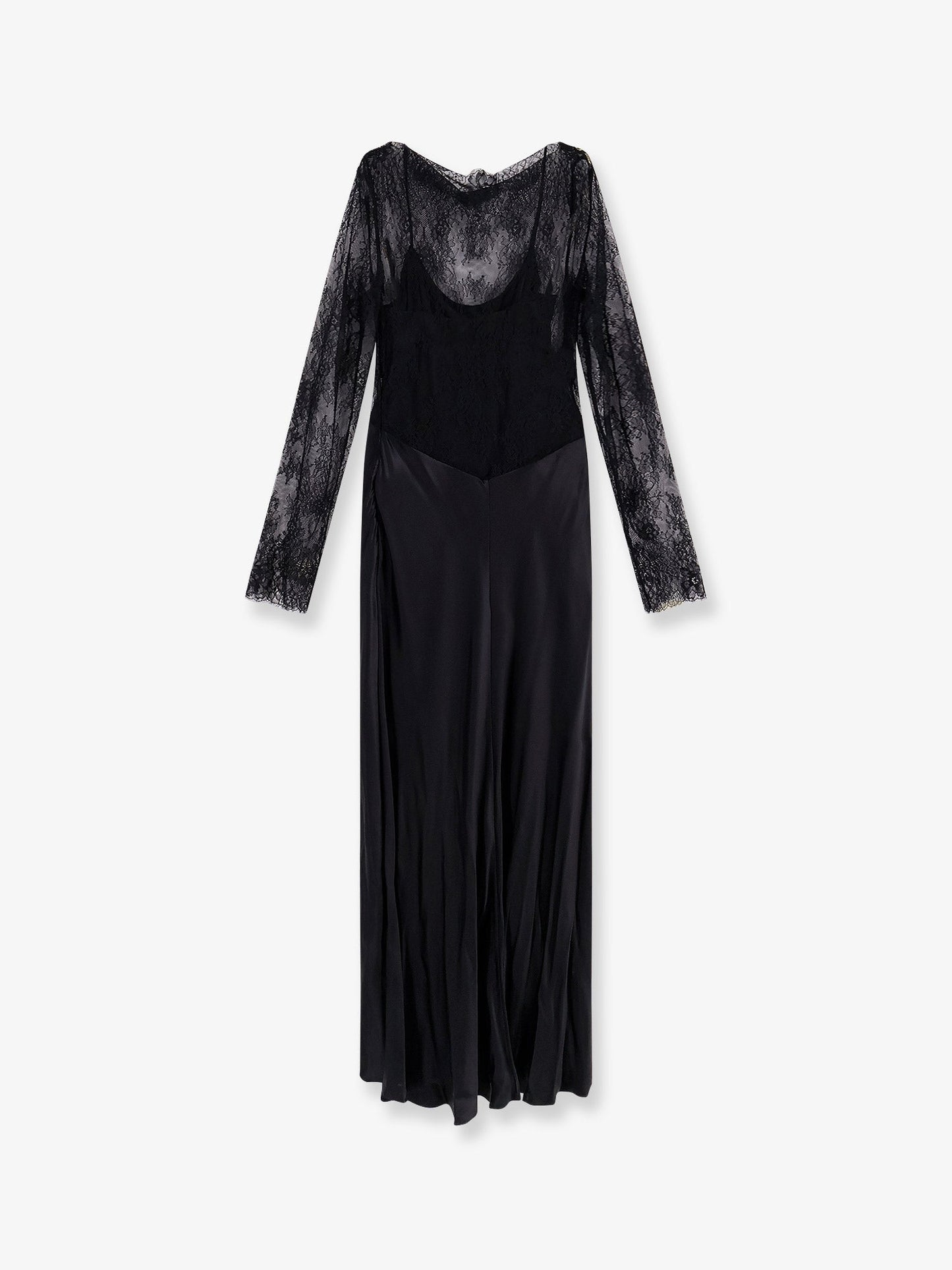 Alberta Ferretti Women Long Dress With Lace Insert