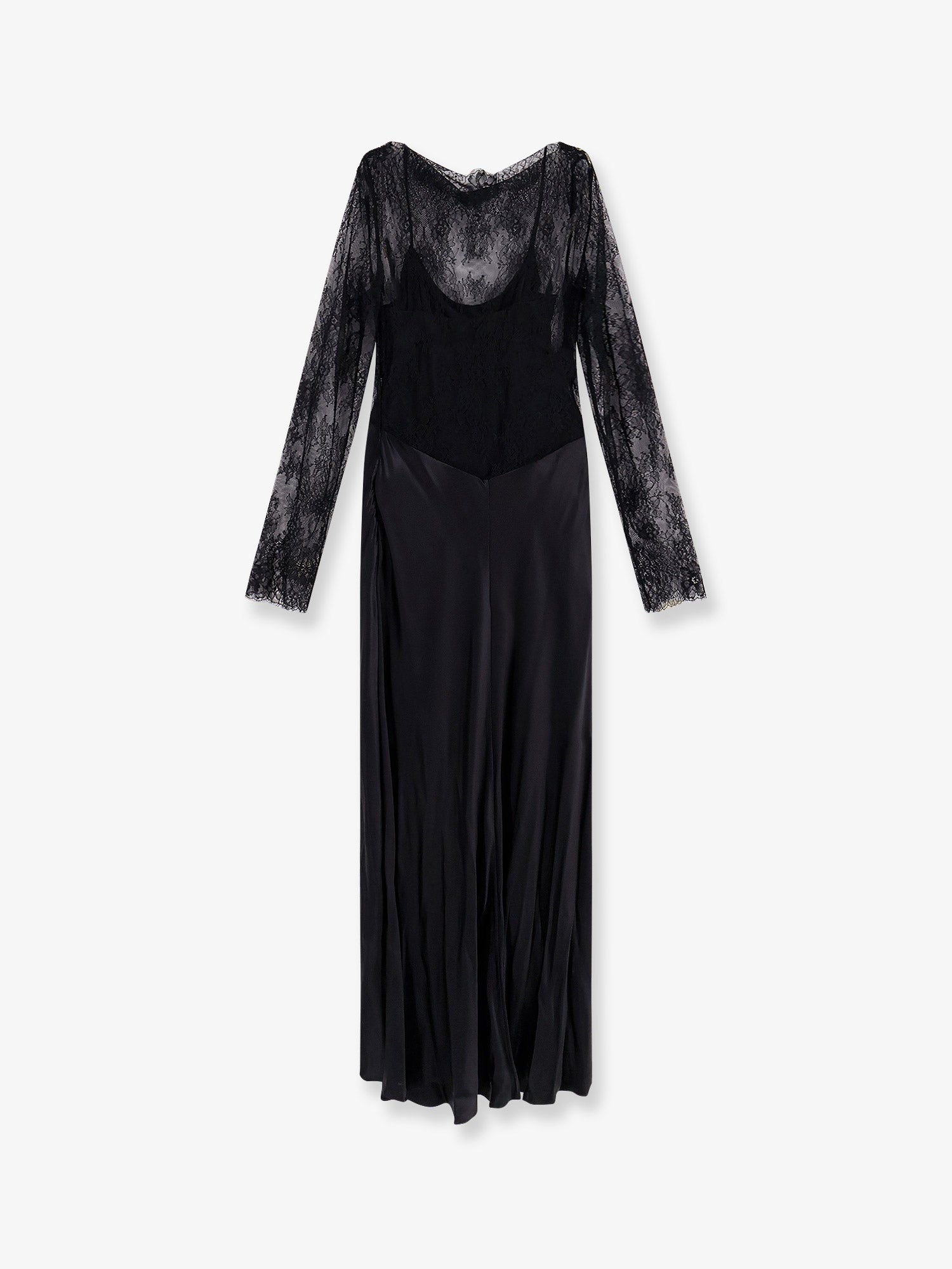 Alberta Ferretti Women Long Dress With Lace Insert