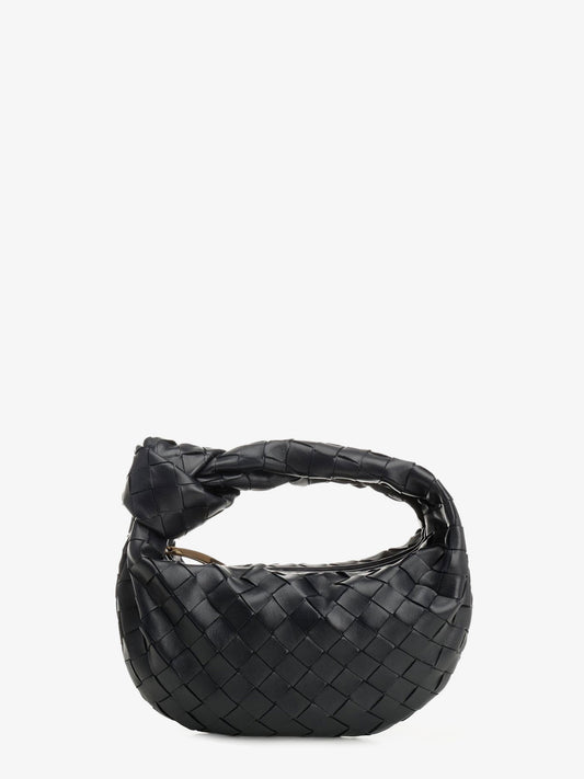 Bottega Veneta Women Mini Jodie Leather Handbag With Intrecciato Motif