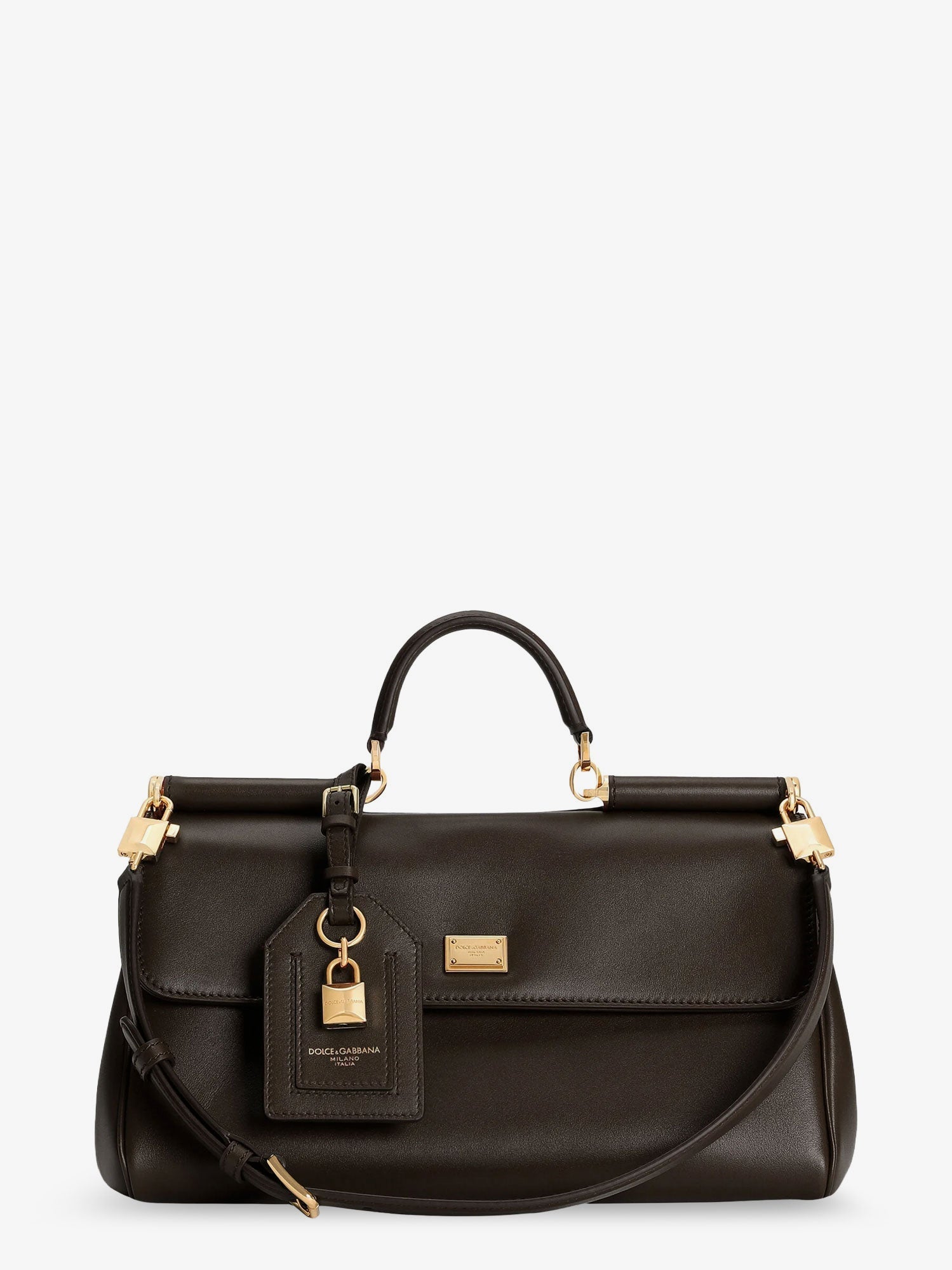 Dolce & Gabbana Women My Sicily Leather Shoulder Bag