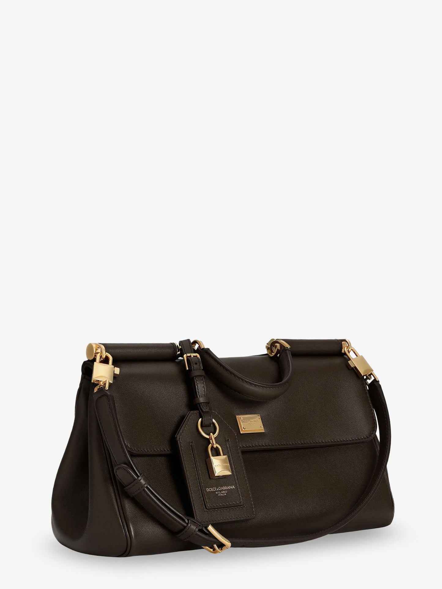 Dolce & Gabbana Women My Sicily Leather Shoulder Bag