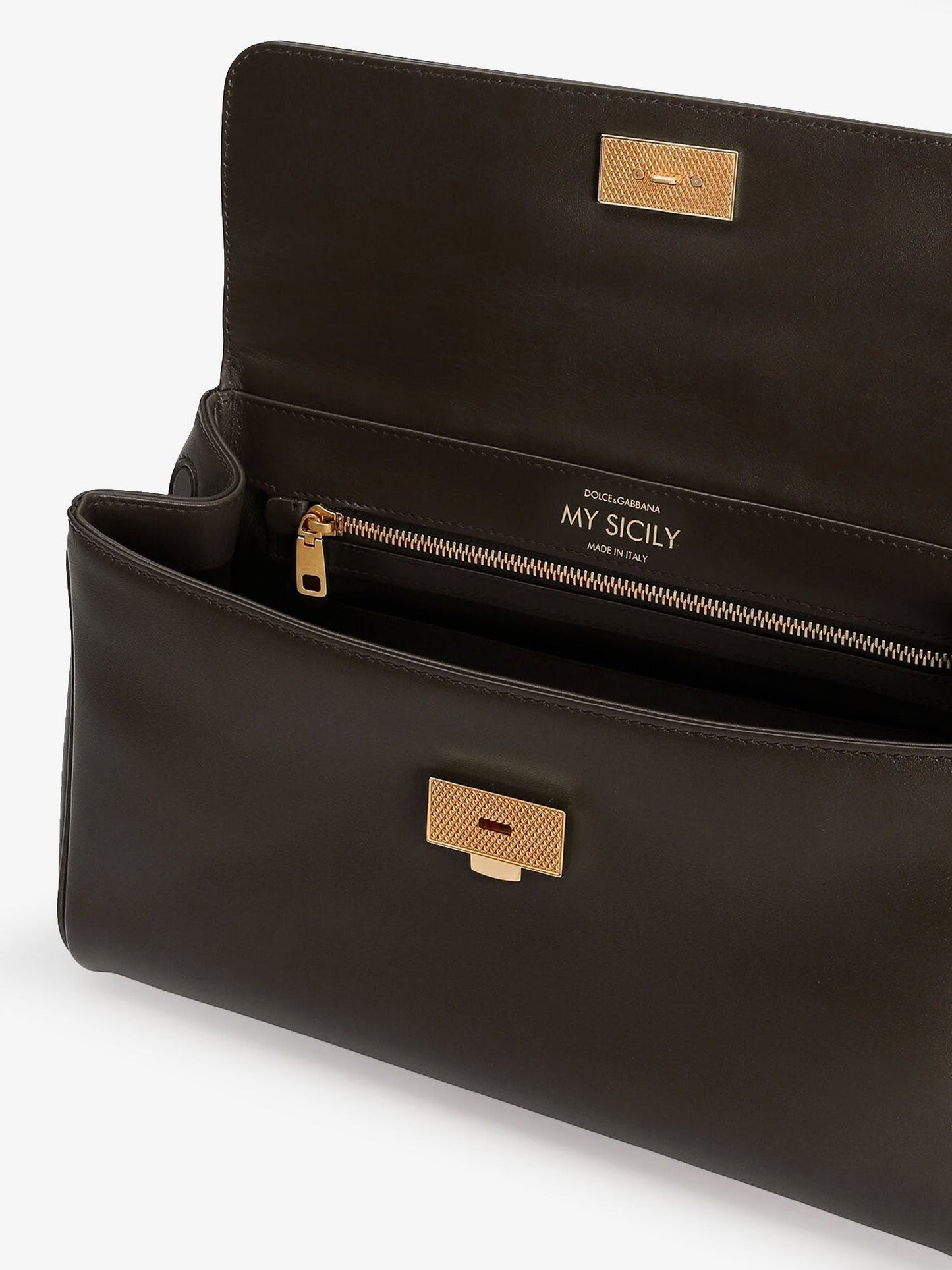 Dolce & Gabbana Women My Sicily Leather Shoulder Bag
