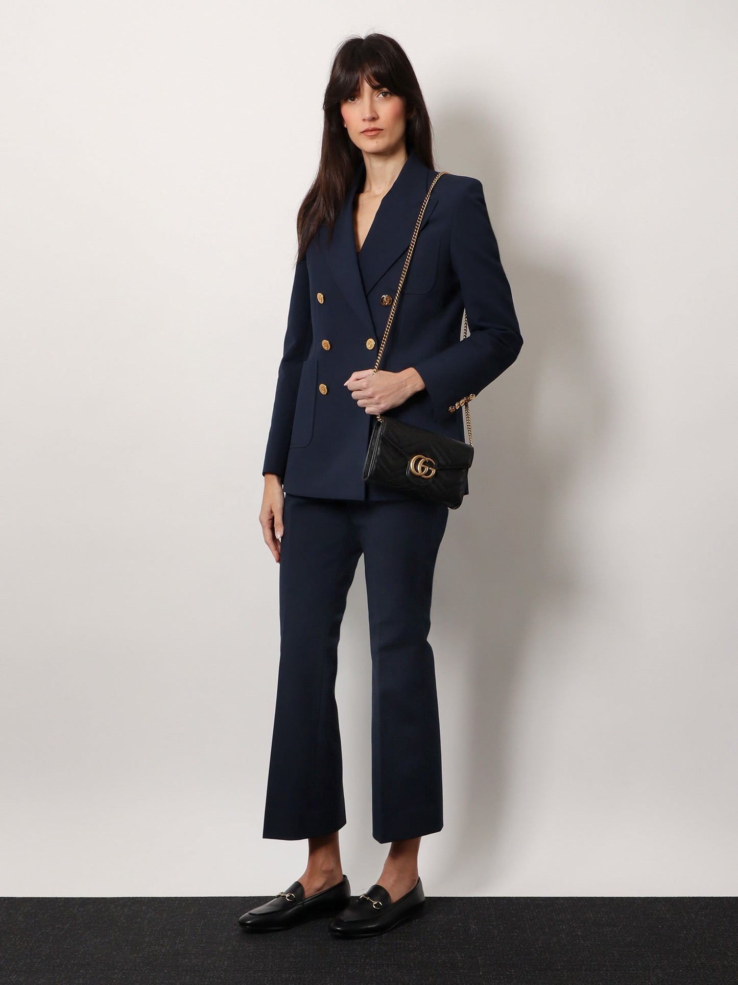 Gucci Women Gg Marmont Quilted Leather Shoulder Bag