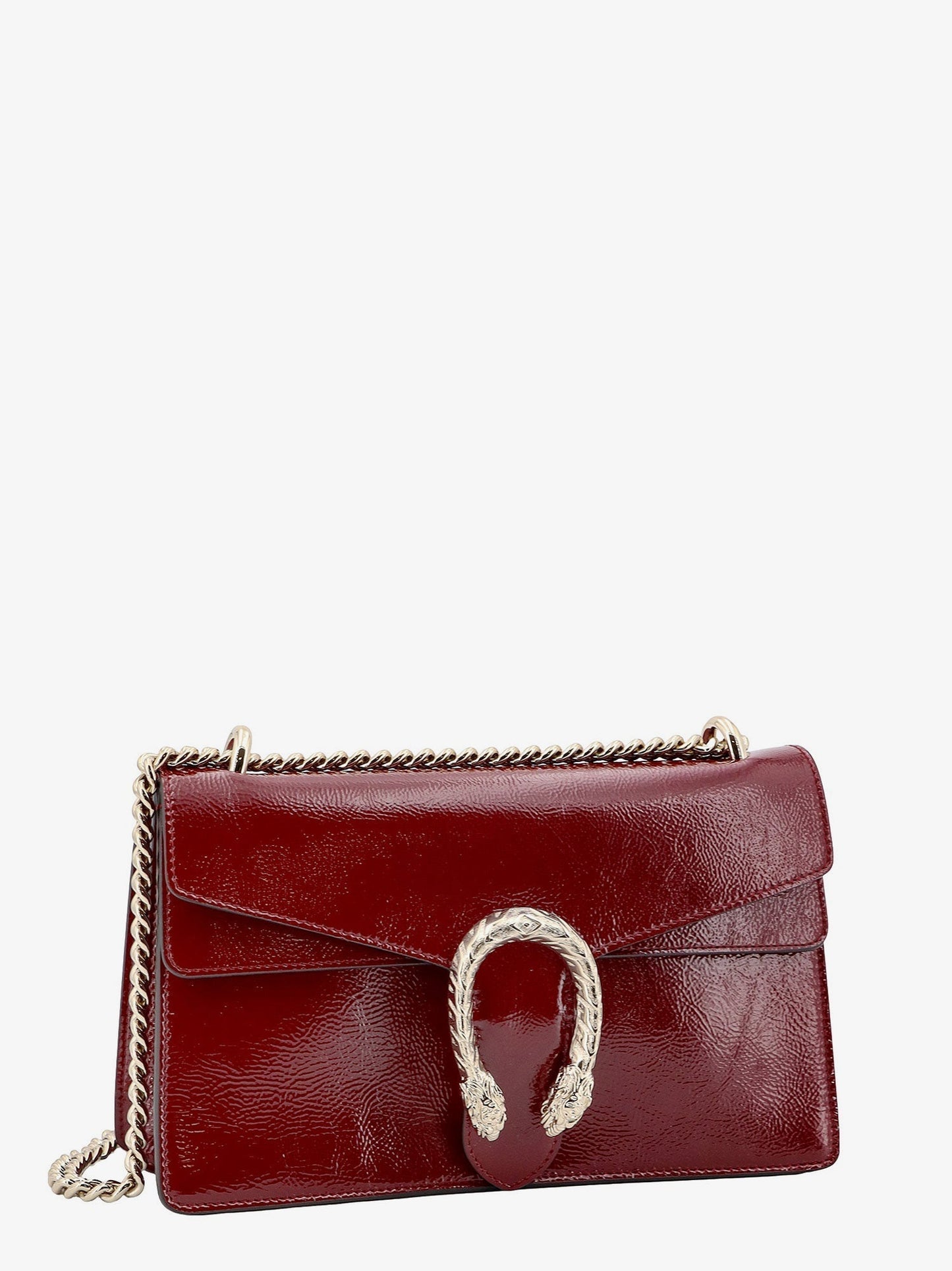 Gucci Women Dionysus Patent Leather Shoulder Bag