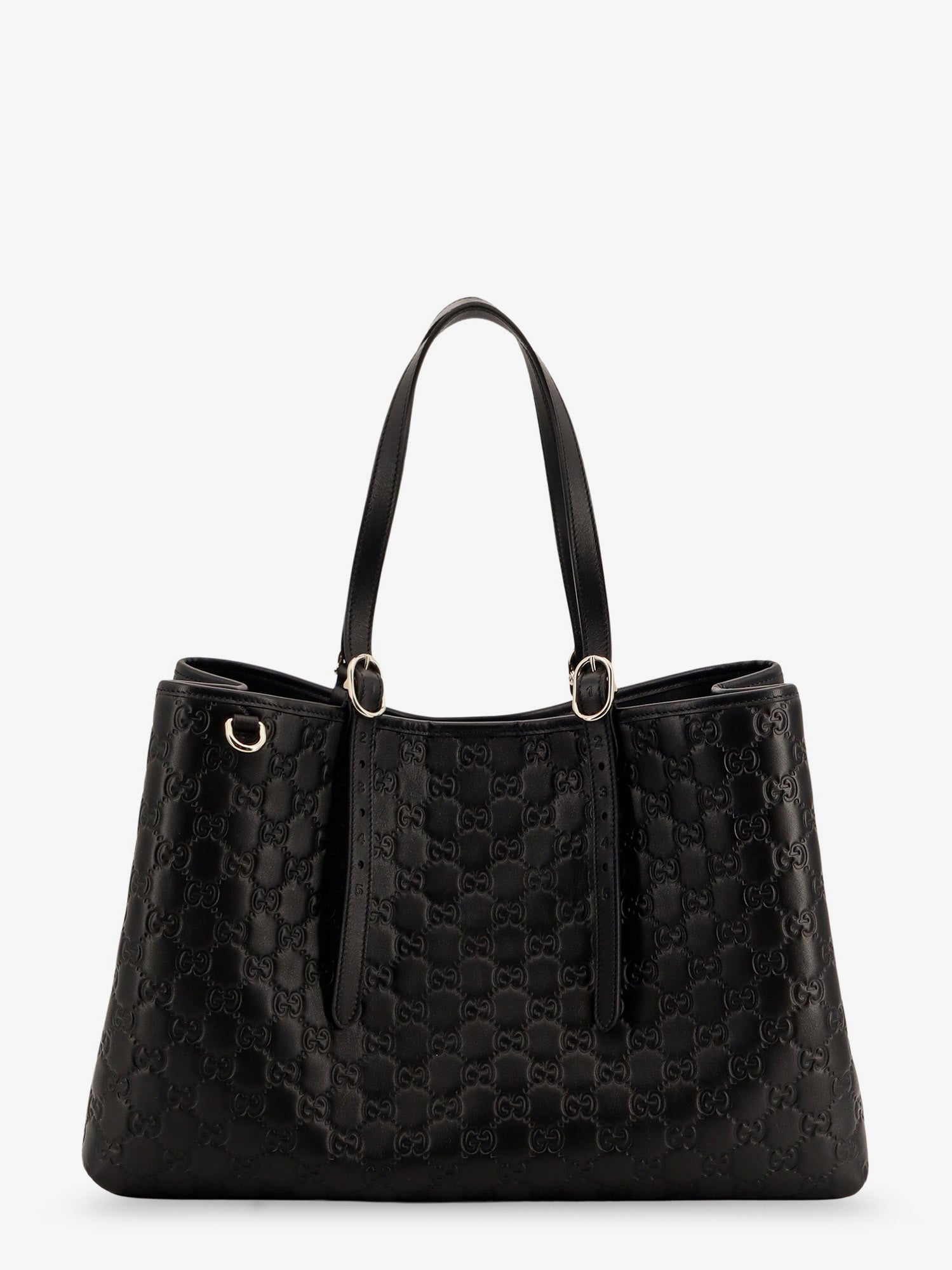 Gucci Women Gg Emblem Leather Shoulder Bag