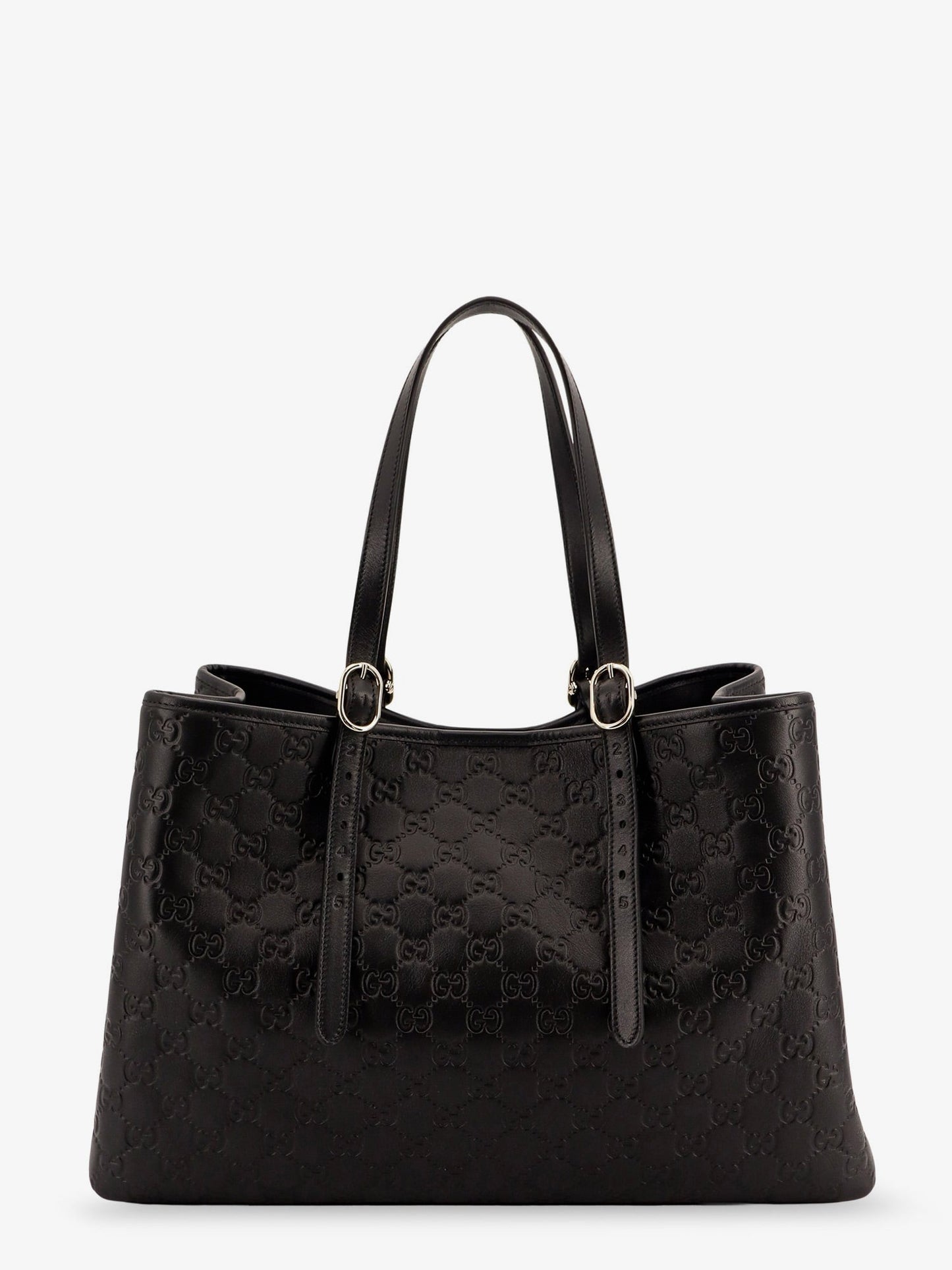 Gucci Women Gg Emblem Leather Shoulder Bag