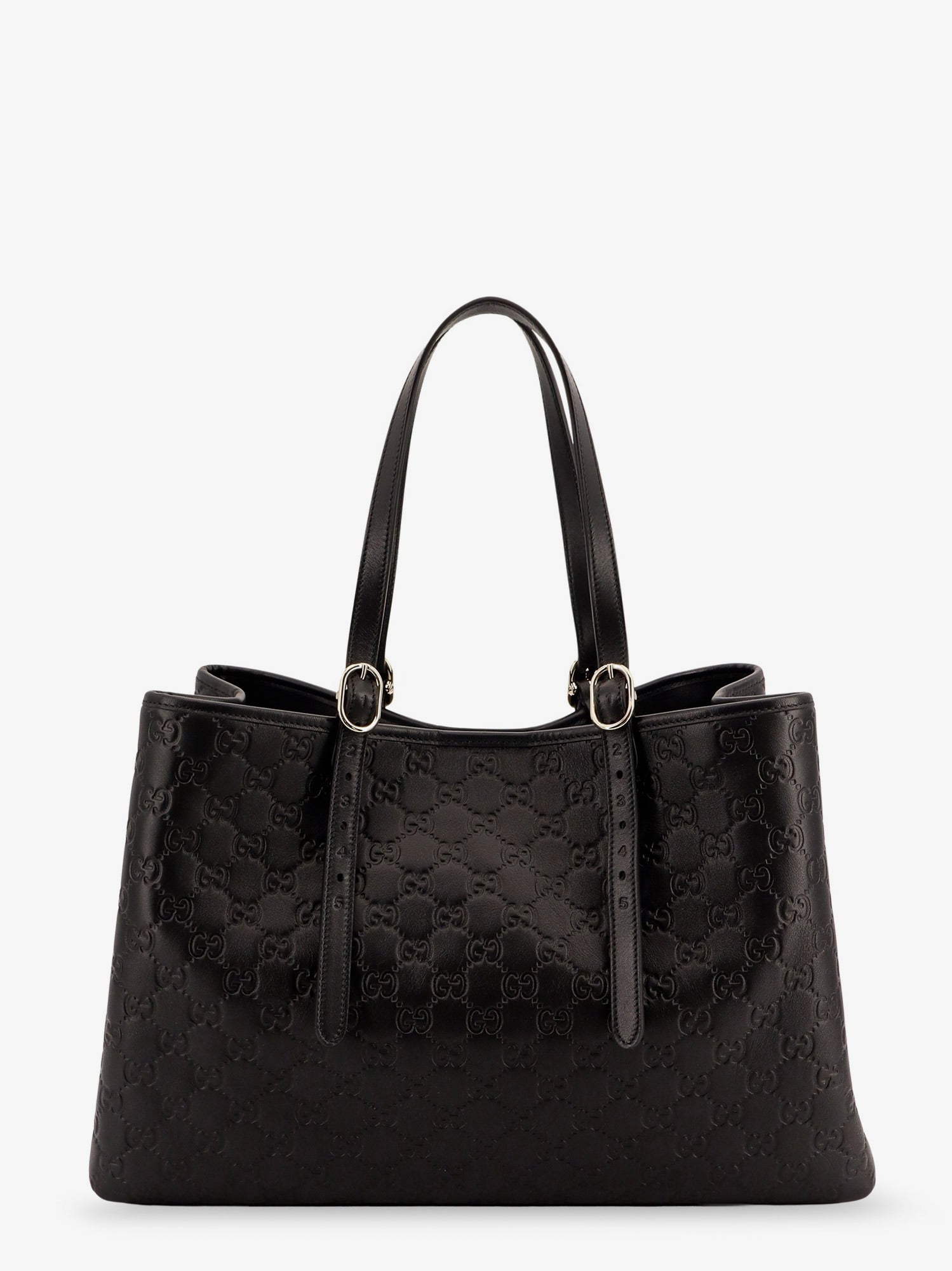 Gucci Women Gg Emblem Leather Shoulder Bag