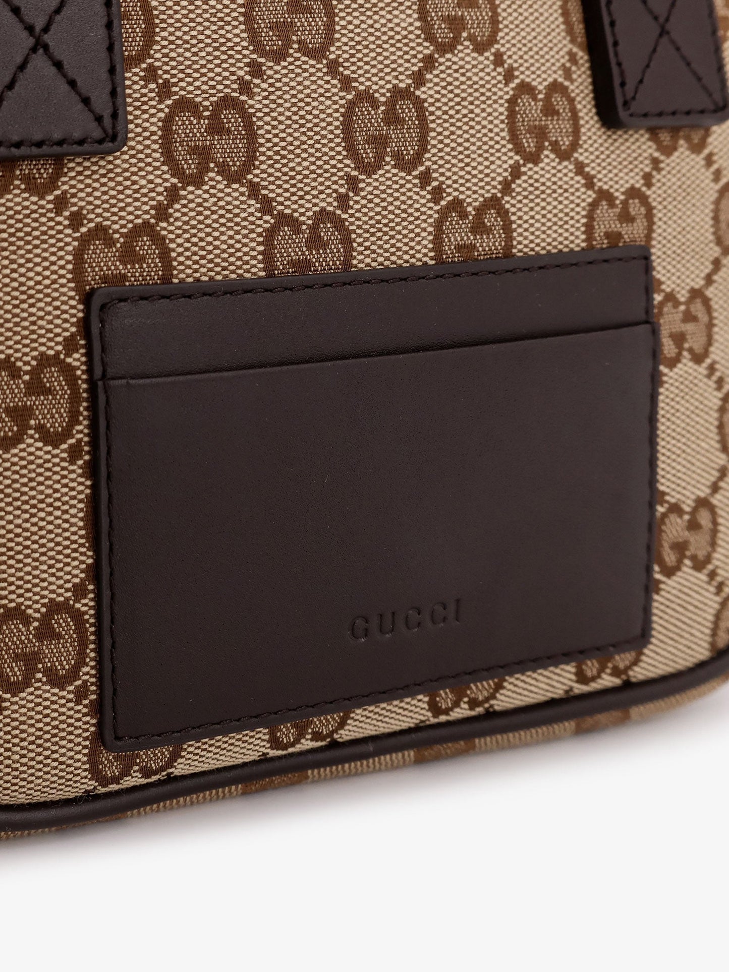 Gucci Men Gg Supreme Fabric Shoulder Bag