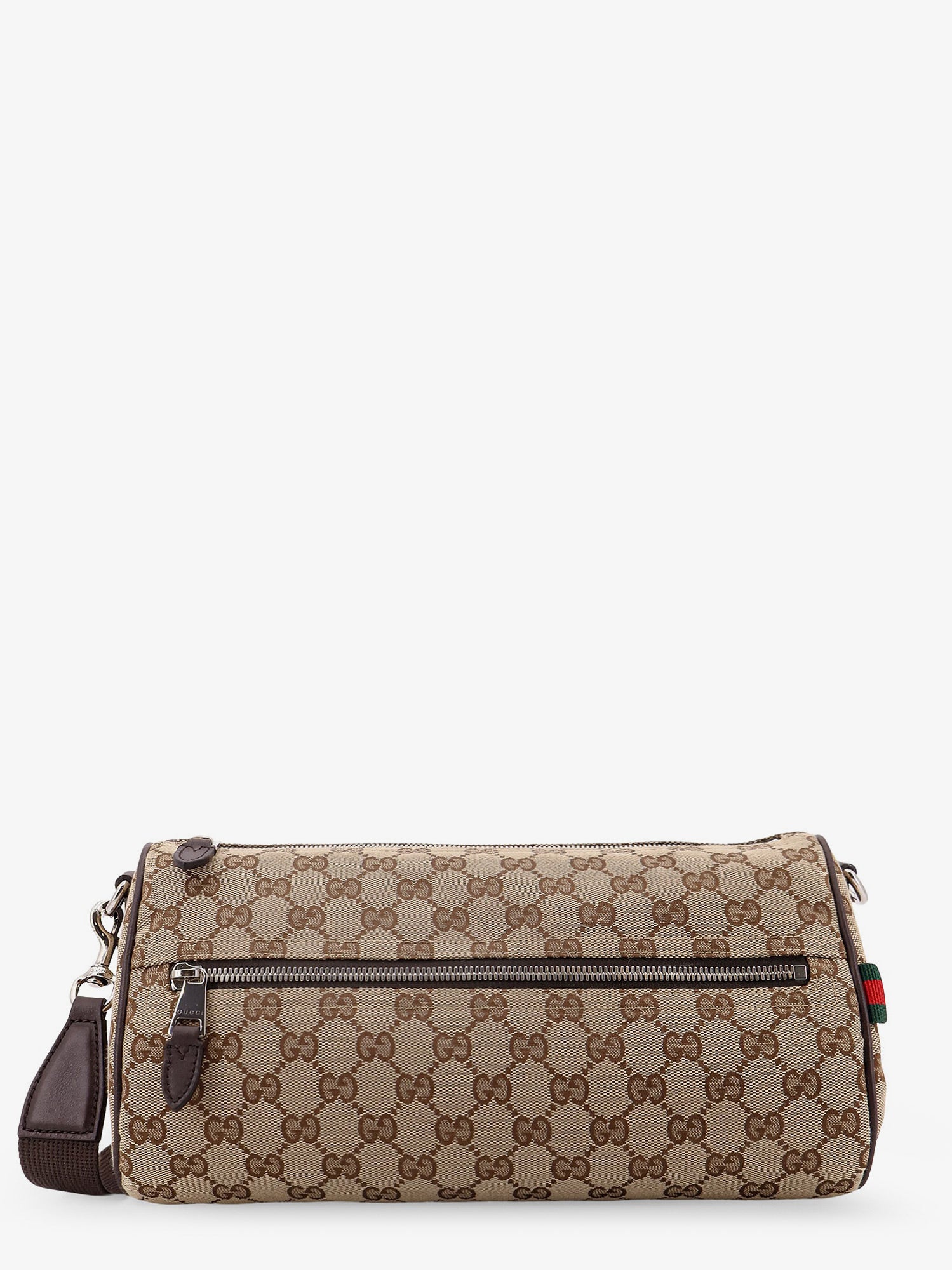 Gucci Men Gg Fabric Cylindrical Crossbody Bag