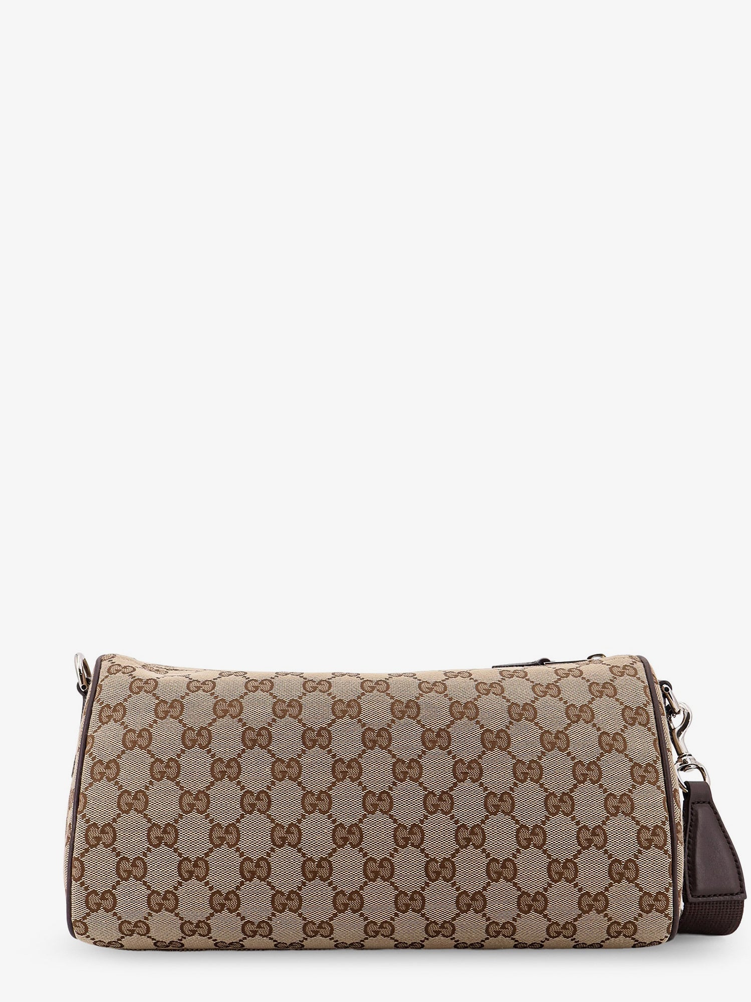 Gucci Men Gg Fabric Cylindrical Crossbody Bag