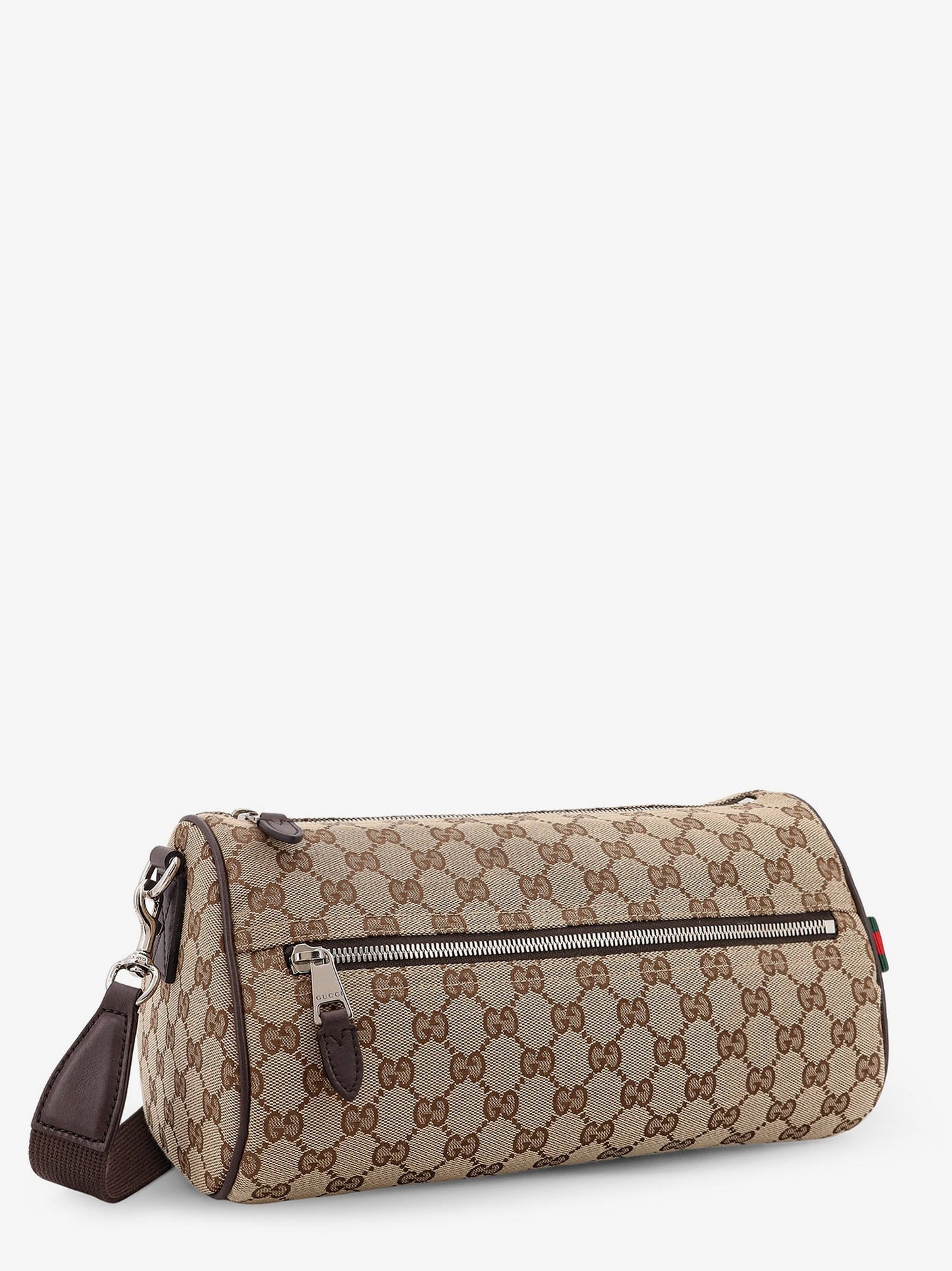 Gucci Men Gg Fabric Cylindrical Crossbody Bag