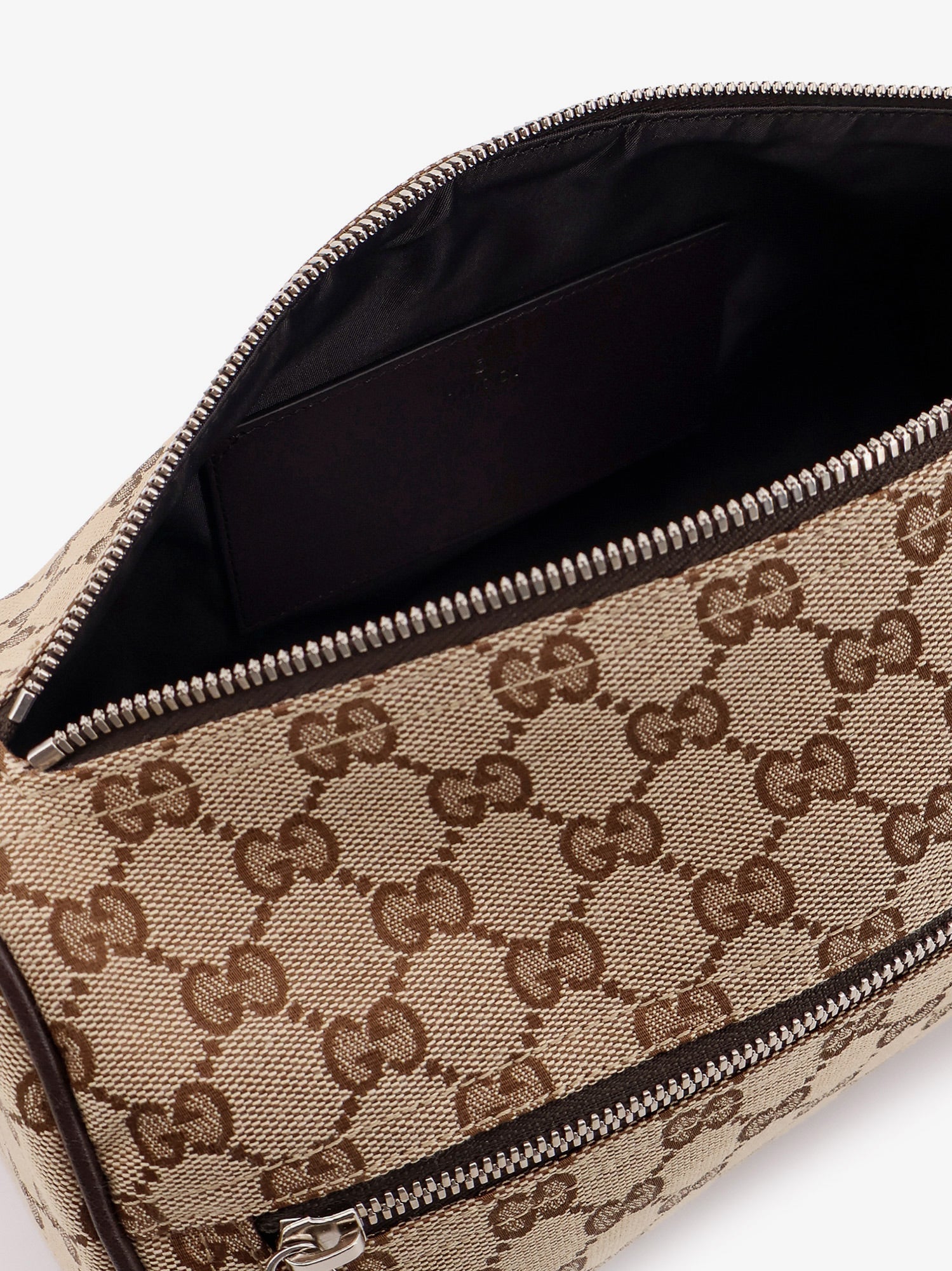 Gucci Men Gg Fabric Cylindrical Crossbody Bag