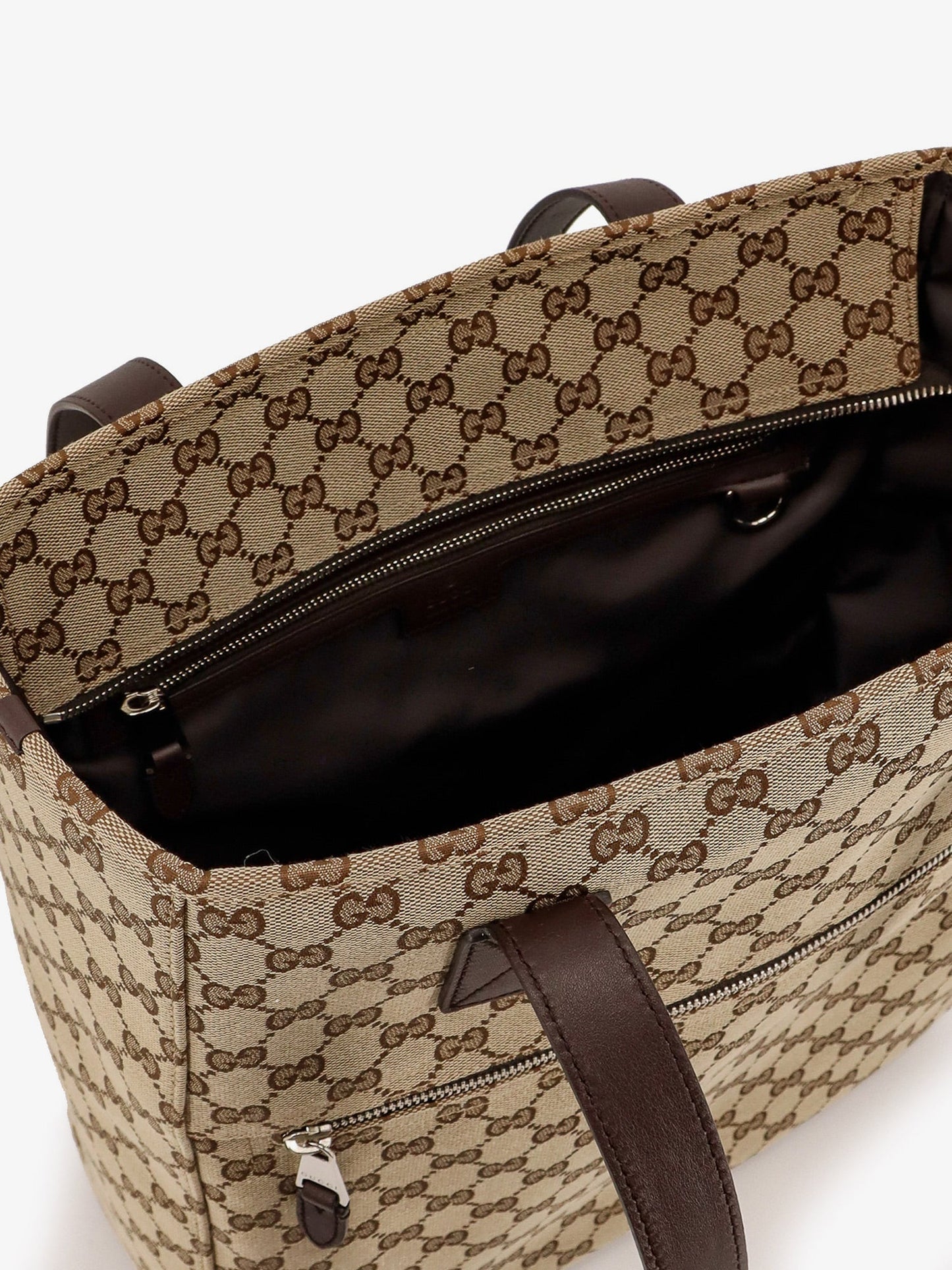 Gucci Men Gg Fabric Shopping Bag