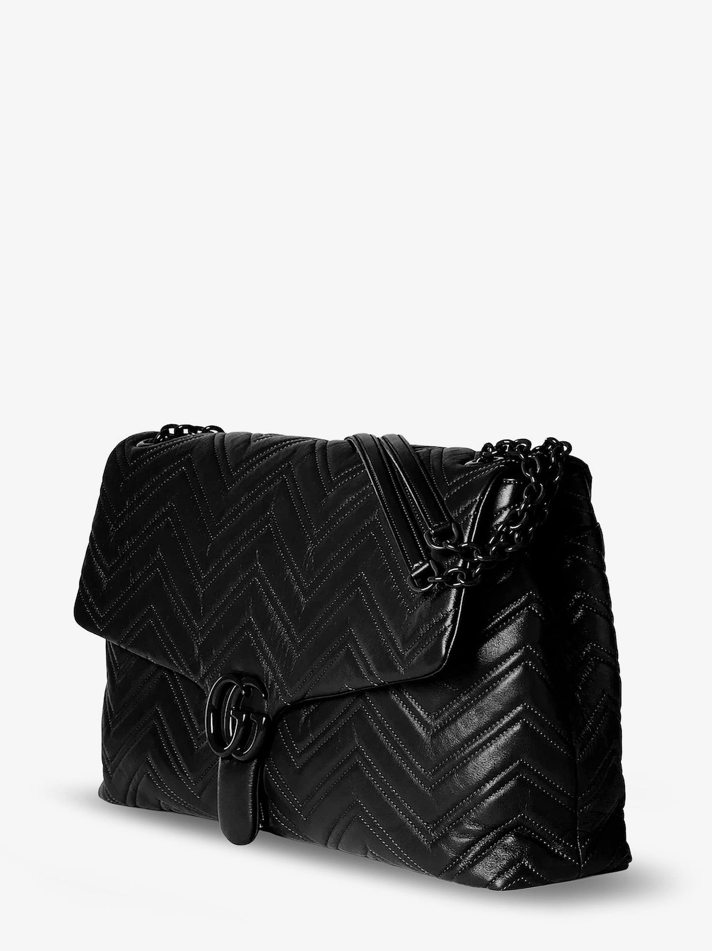 Gucci Women Matelasse Leather Gg Marmont Shoulder Bag