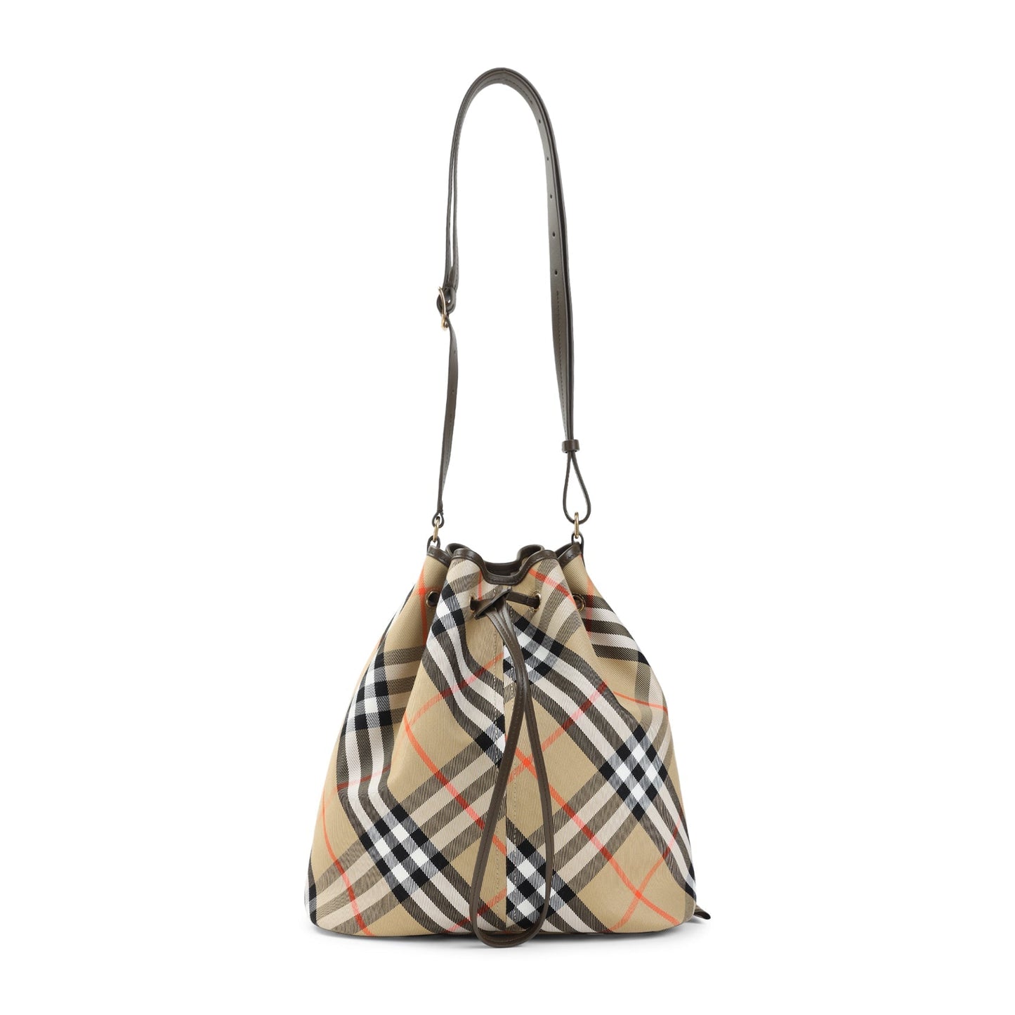Burberry Medium Drawstring Bucket Shoulder Bag Women