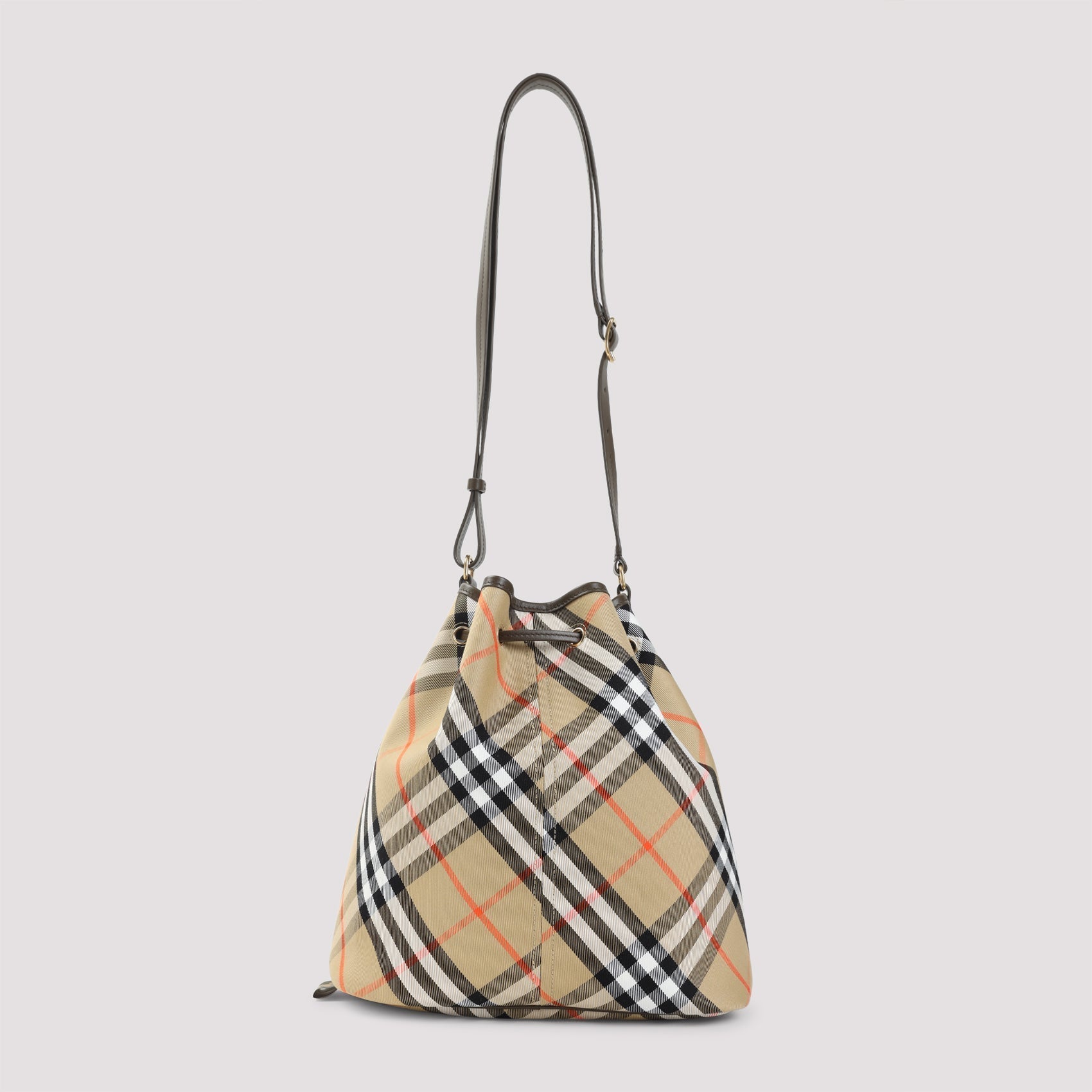 Burberry Medium Drawstring Bucket Shoulder Bag Women