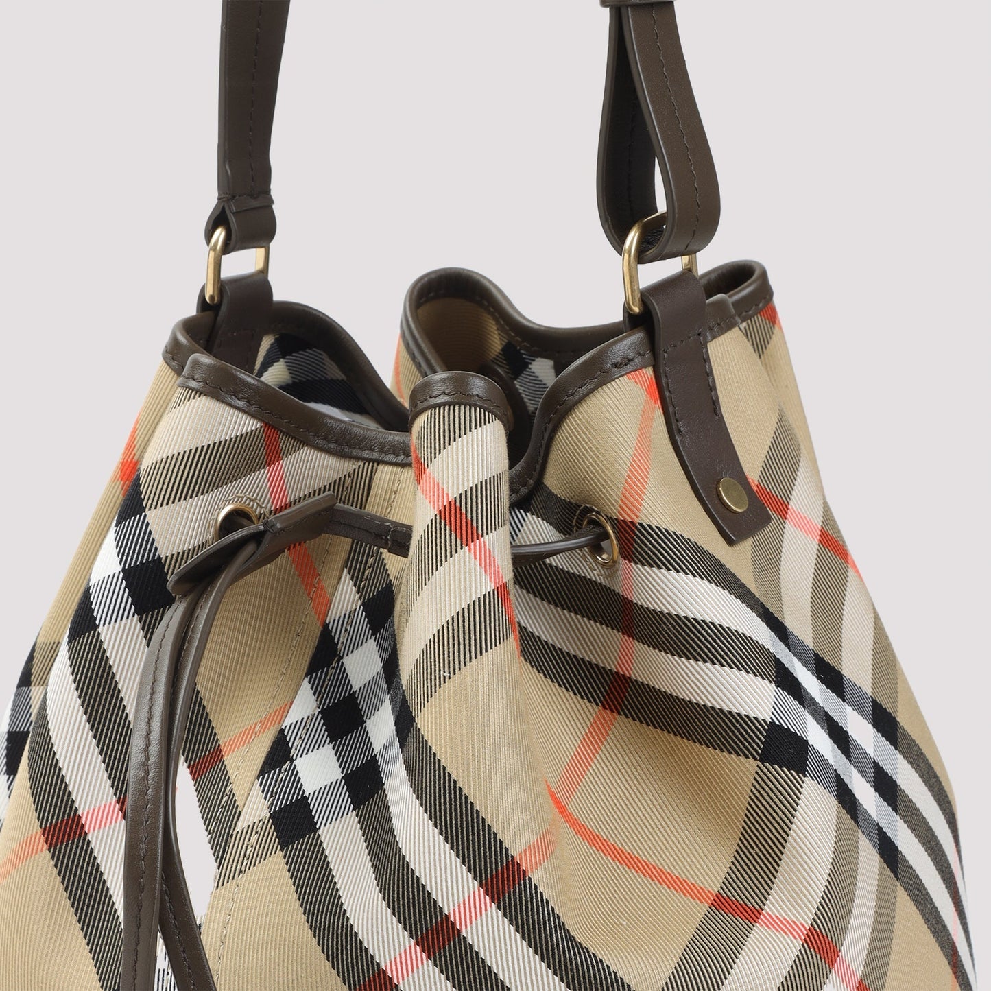 Burberry Medium Drawstring Bucket Shoulder Bag Women