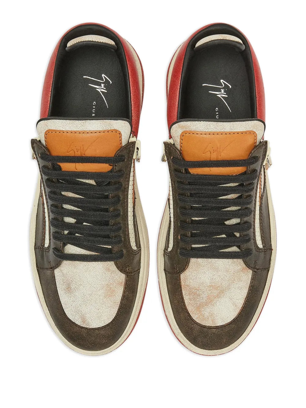 Giuseppe Zanotti Gz94 Double-Zip Low-Top Sneakers