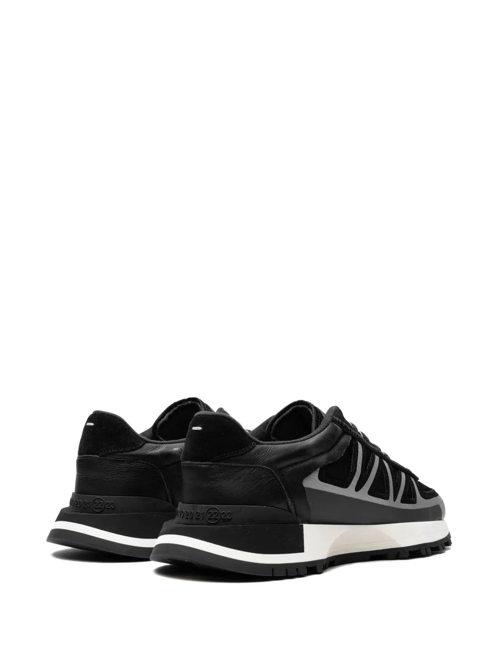 Maison Margiela Deconstructed Black Sneakers