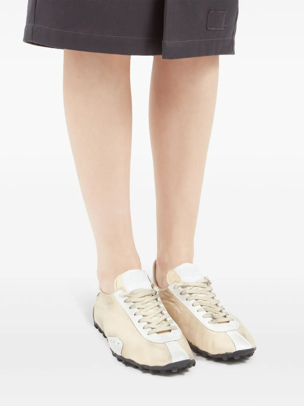 Maison Margiela Leather Lace-Up Trainers