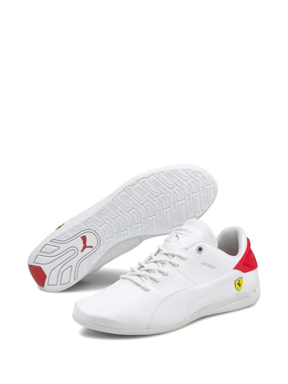 Puma X Ferrari Drift Cat Delta White/Red Sneakers