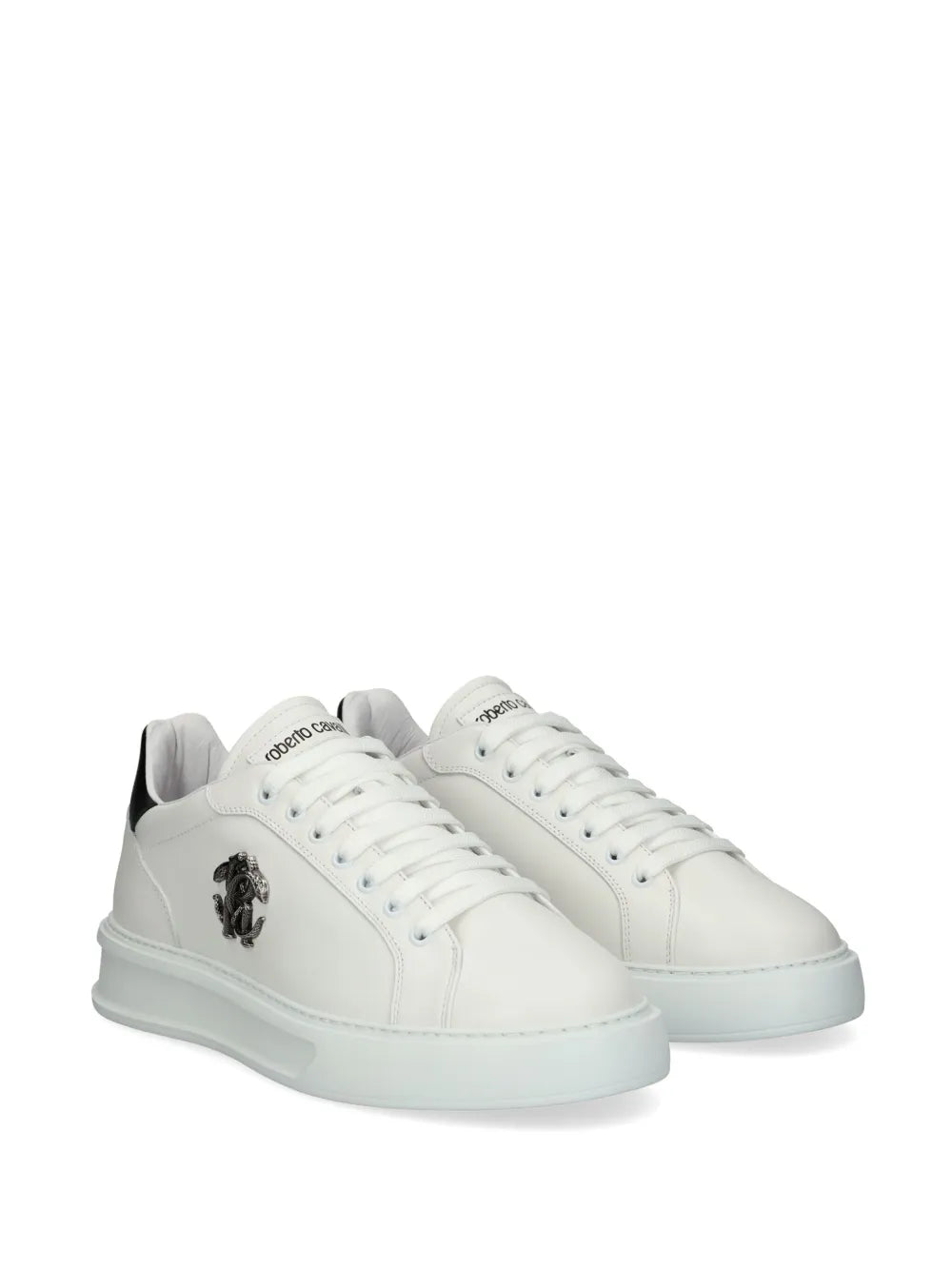 Roberto Cavalli Logo-Plaque Trainers