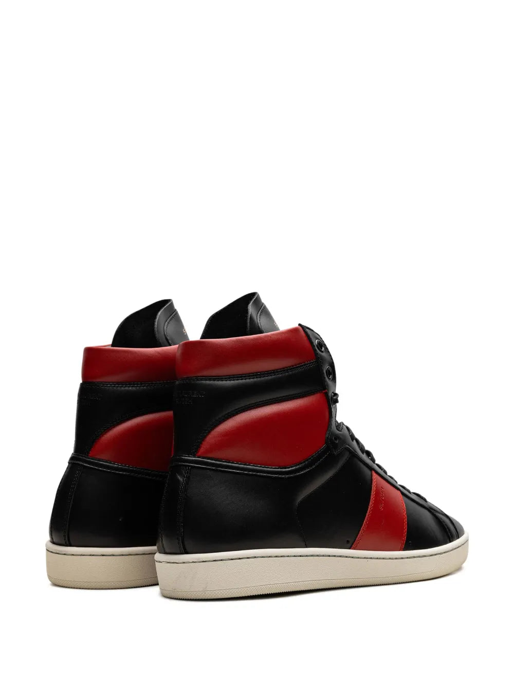 Saint Laurent Sl-02H High Black Red Sneakers