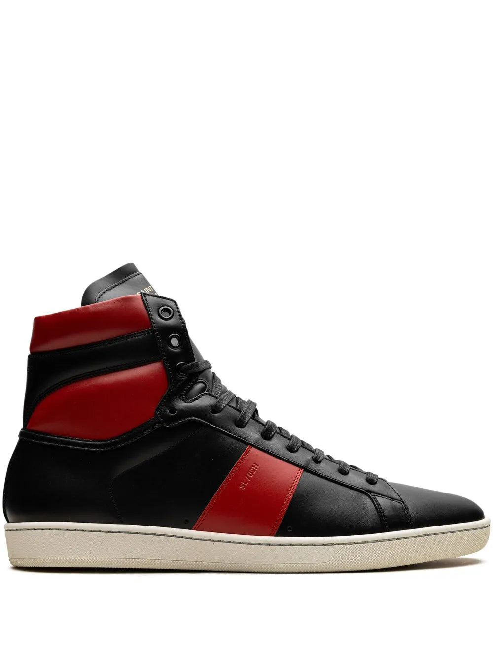 Saint Laurent Sl-02H High Black Red Sneakers