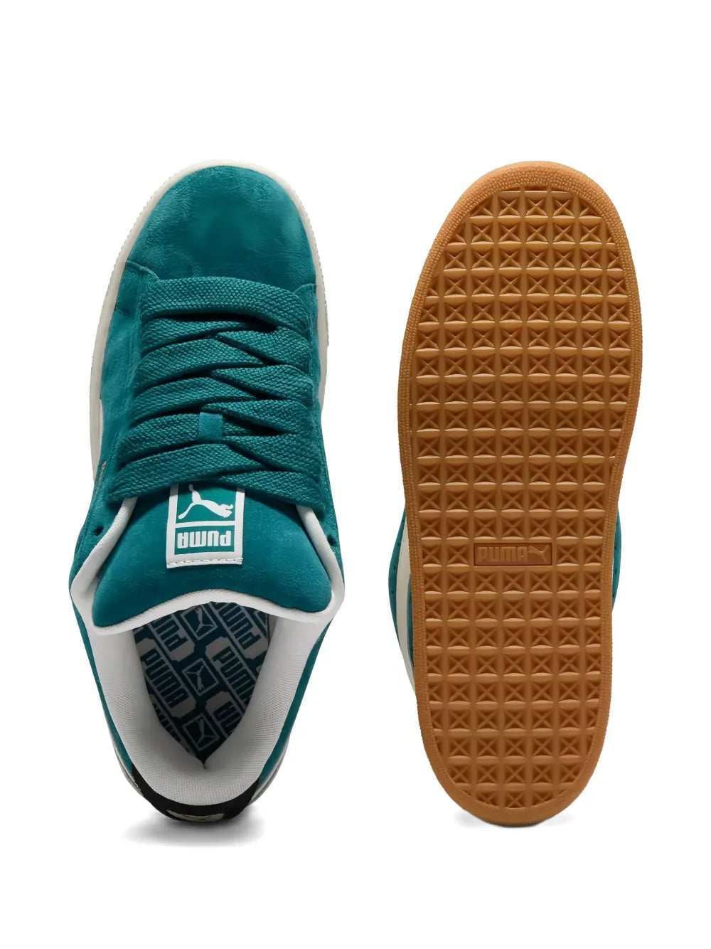 Puma Suede Xl Cold Green/Frosted Ivory/Black Sneakers