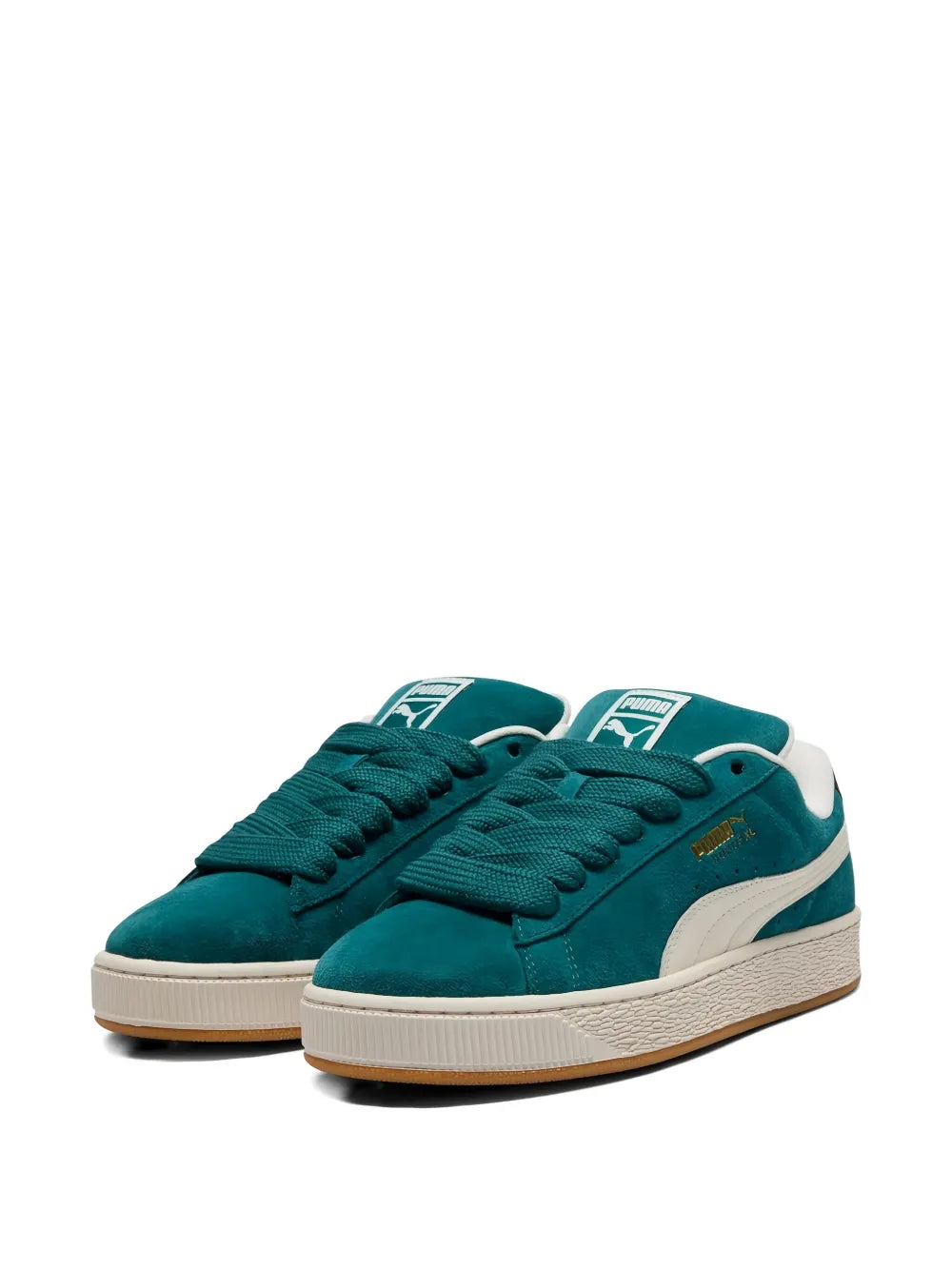 Puma Suede Xl Cold Green/Frosted Ivory/Black Sneakers