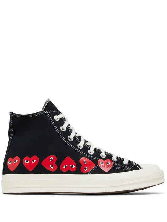 Comme Des Gar ns Play X Converse X Converse Chuck Taylor All Star 70 Hi Sneakers