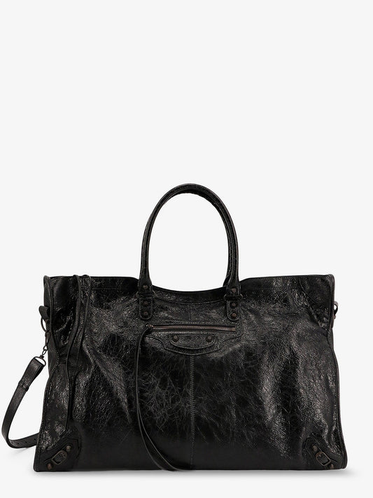 Balenciaga Men Le City Leather Travel Bag