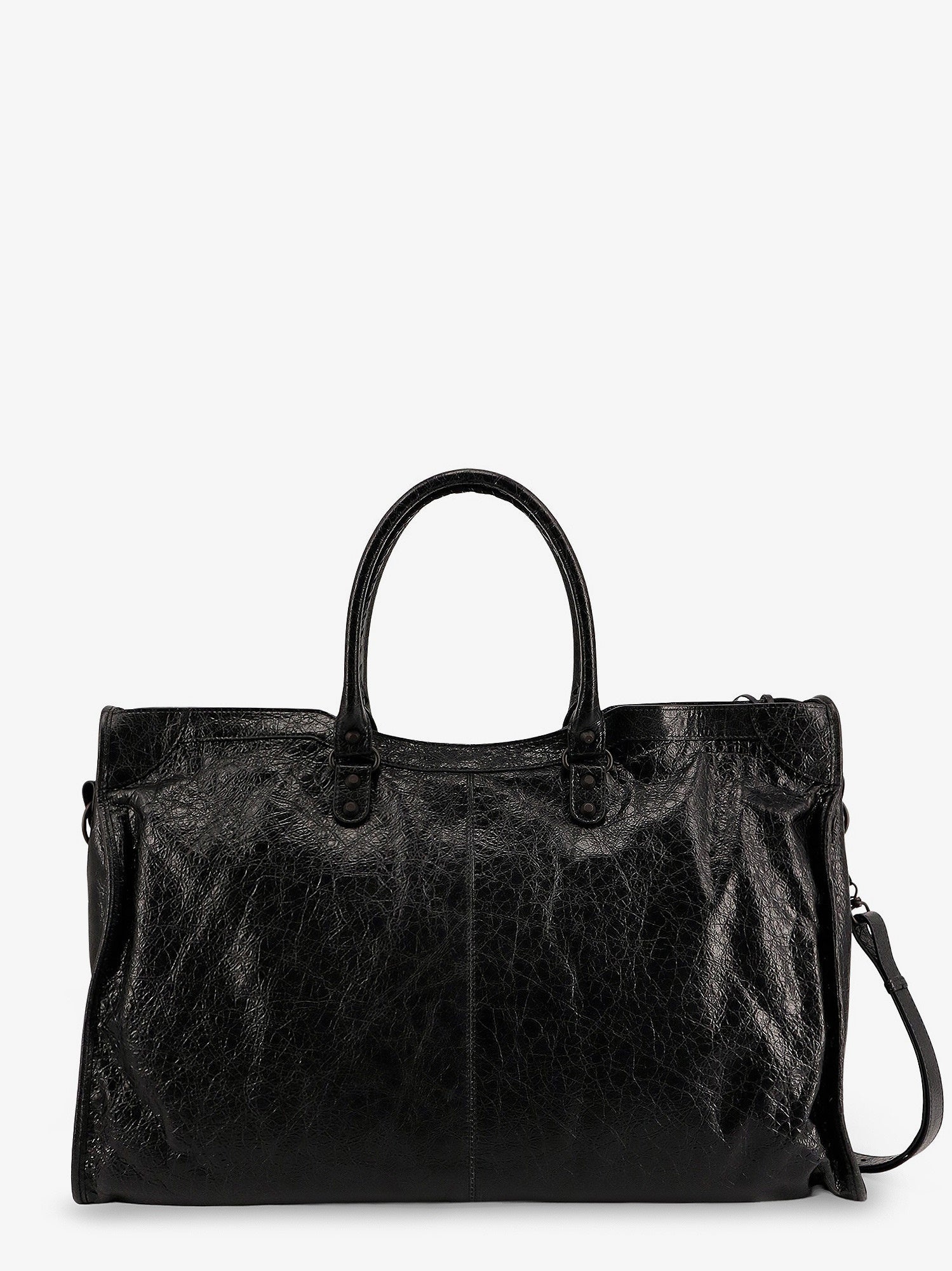 Balenciaga Men Le City Leather Travel Bag