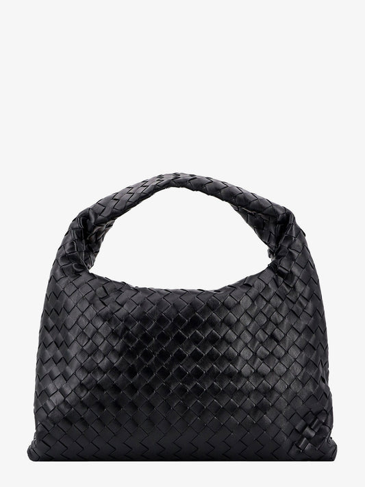 Bottega Veneta Women Hop Leather Shoulder Bag With Intrecciato Motif