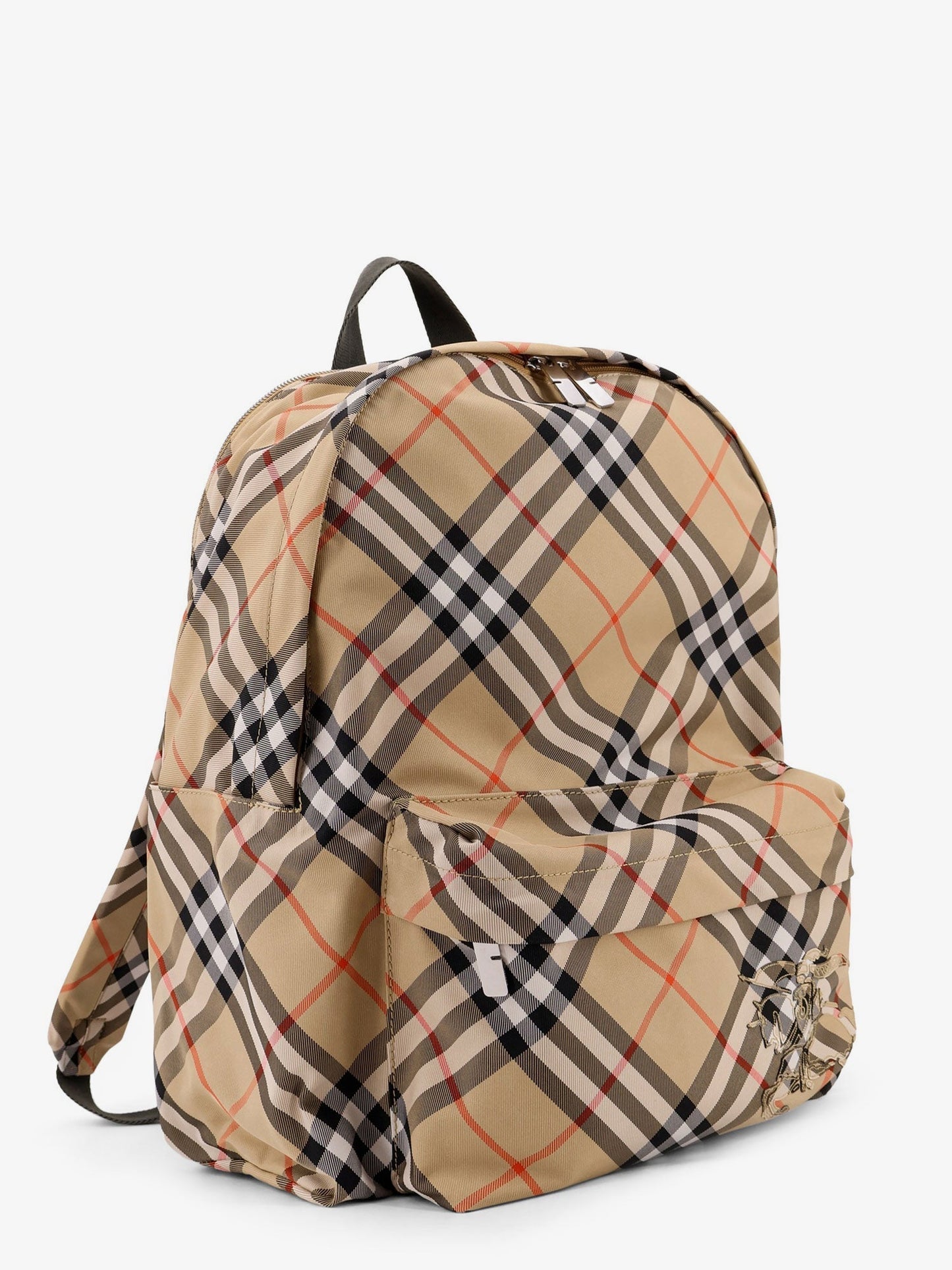 Burberry Men Essential Backpack With Check Pattern