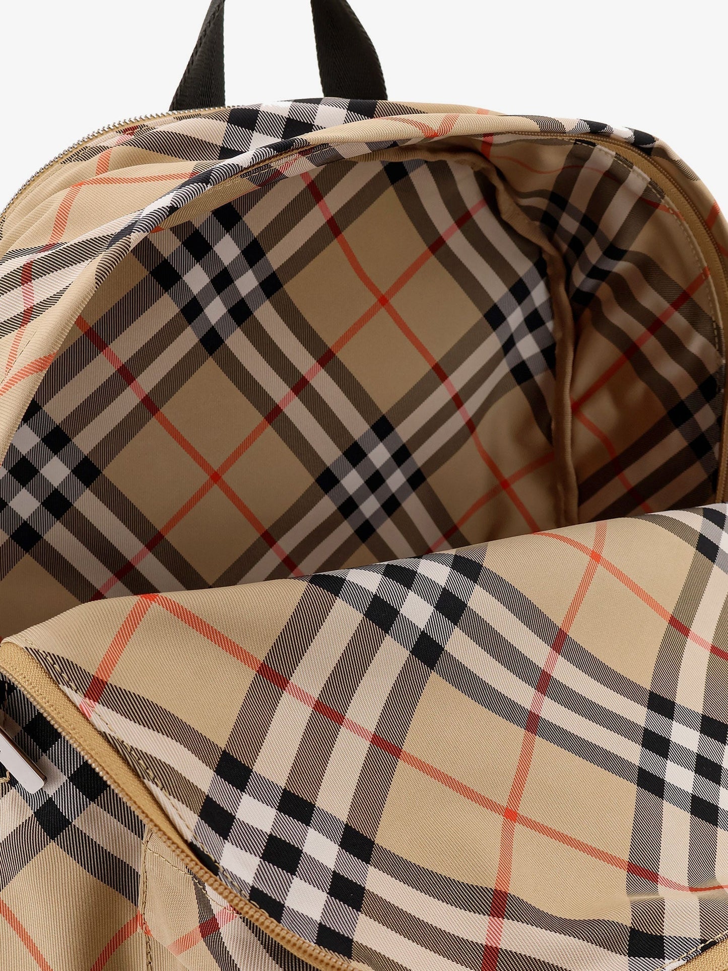 Burberry Men Essential Backpack With Check Pattern