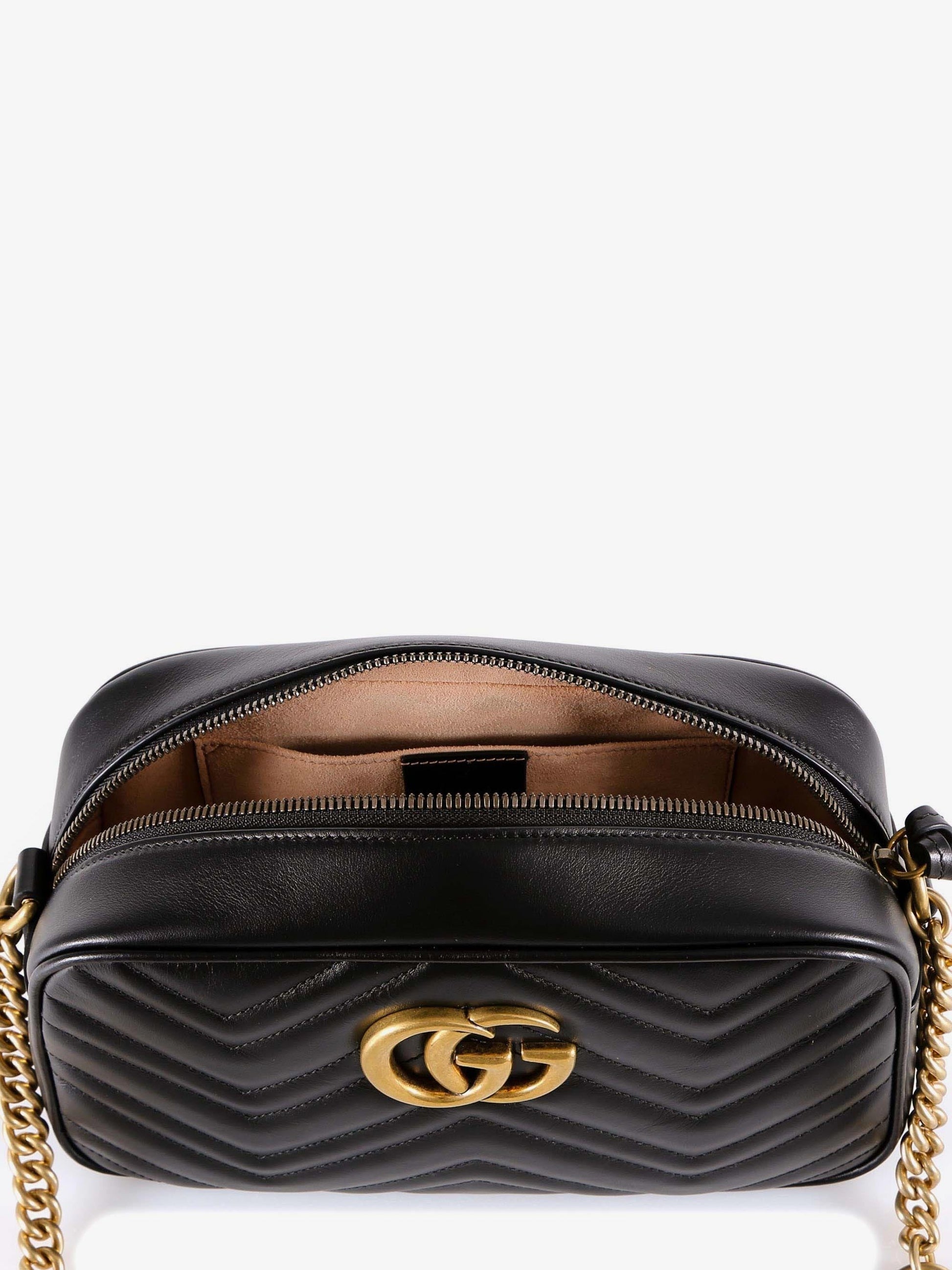 Gucci Women Matelasse Leather Camera Bag Crossbody Bag