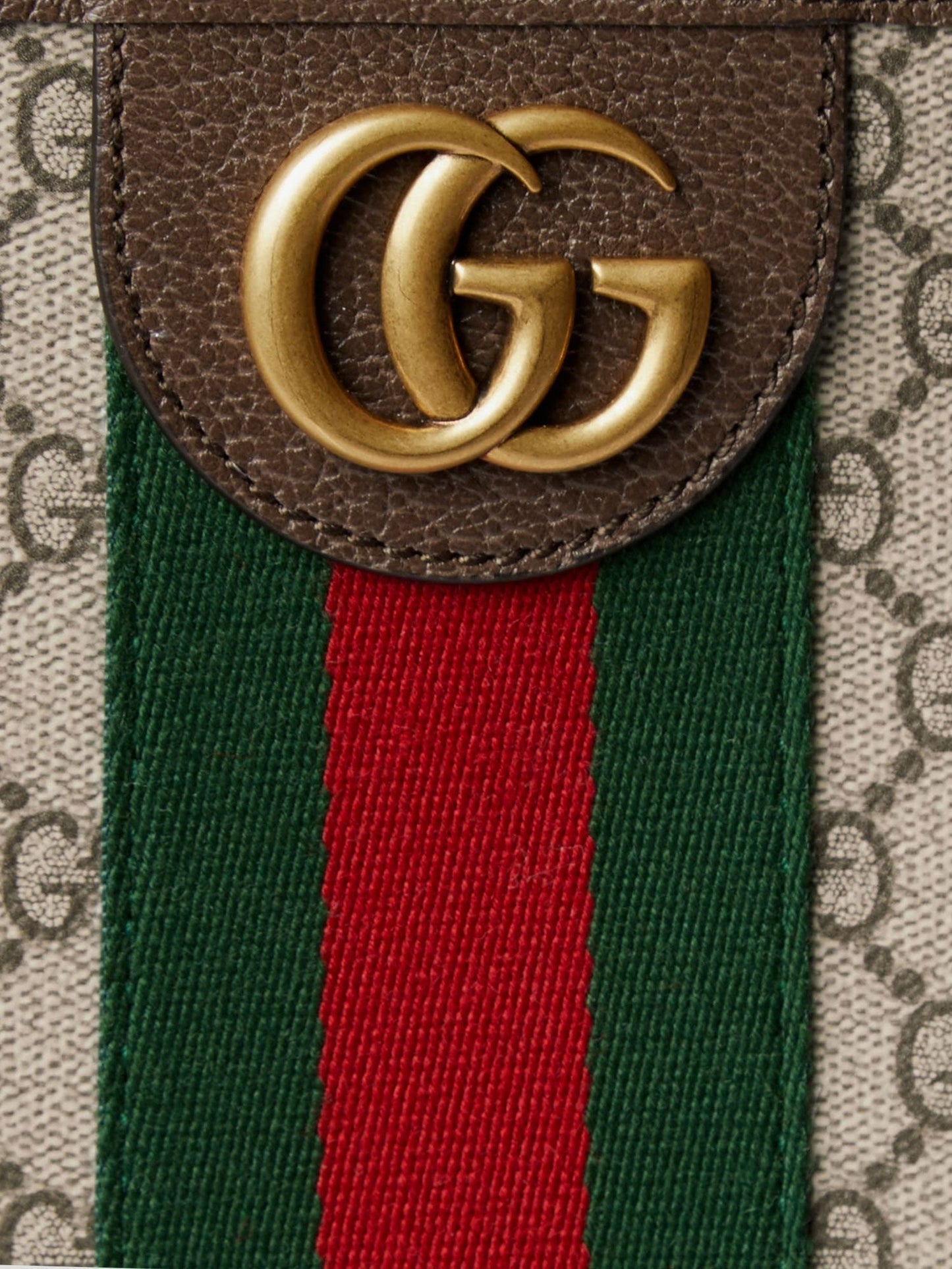 Gucci Men Gg Monogram Fabric Ophidia Shopping Bag