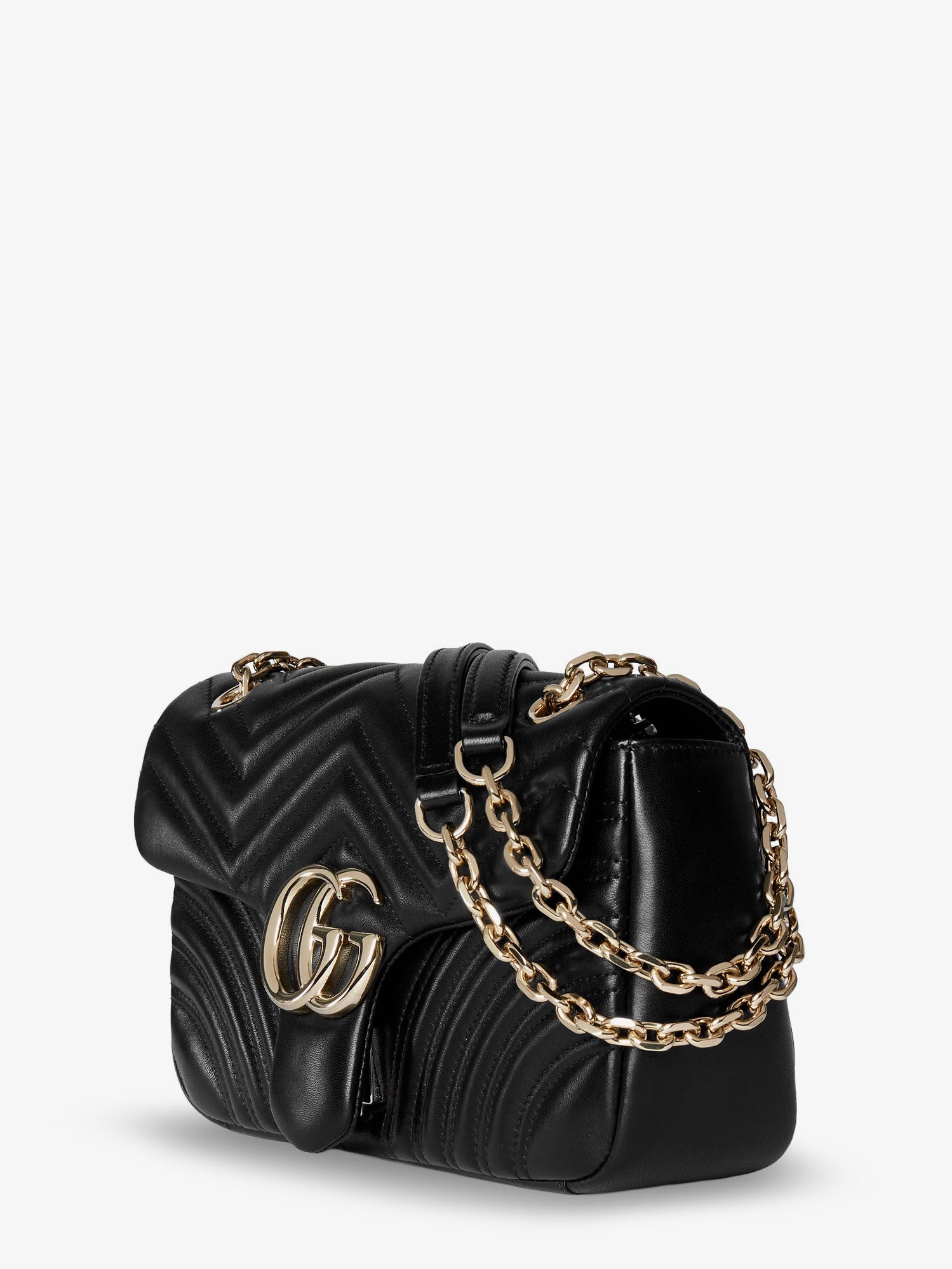 Gucci Women Gg Marmont Leather Crossbody Bag