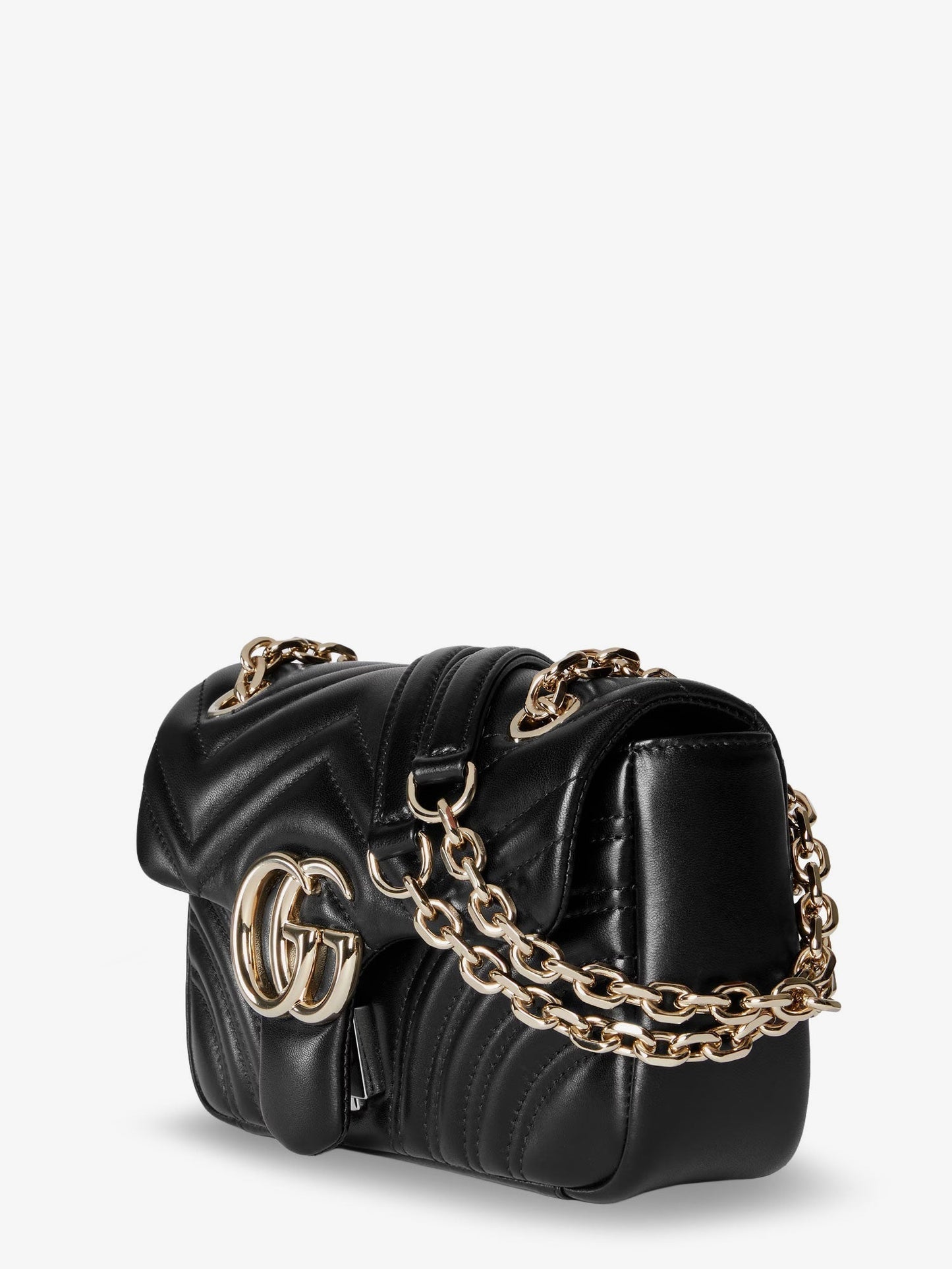 Gucci Women Gg Marmont Leather Crossbody Bag