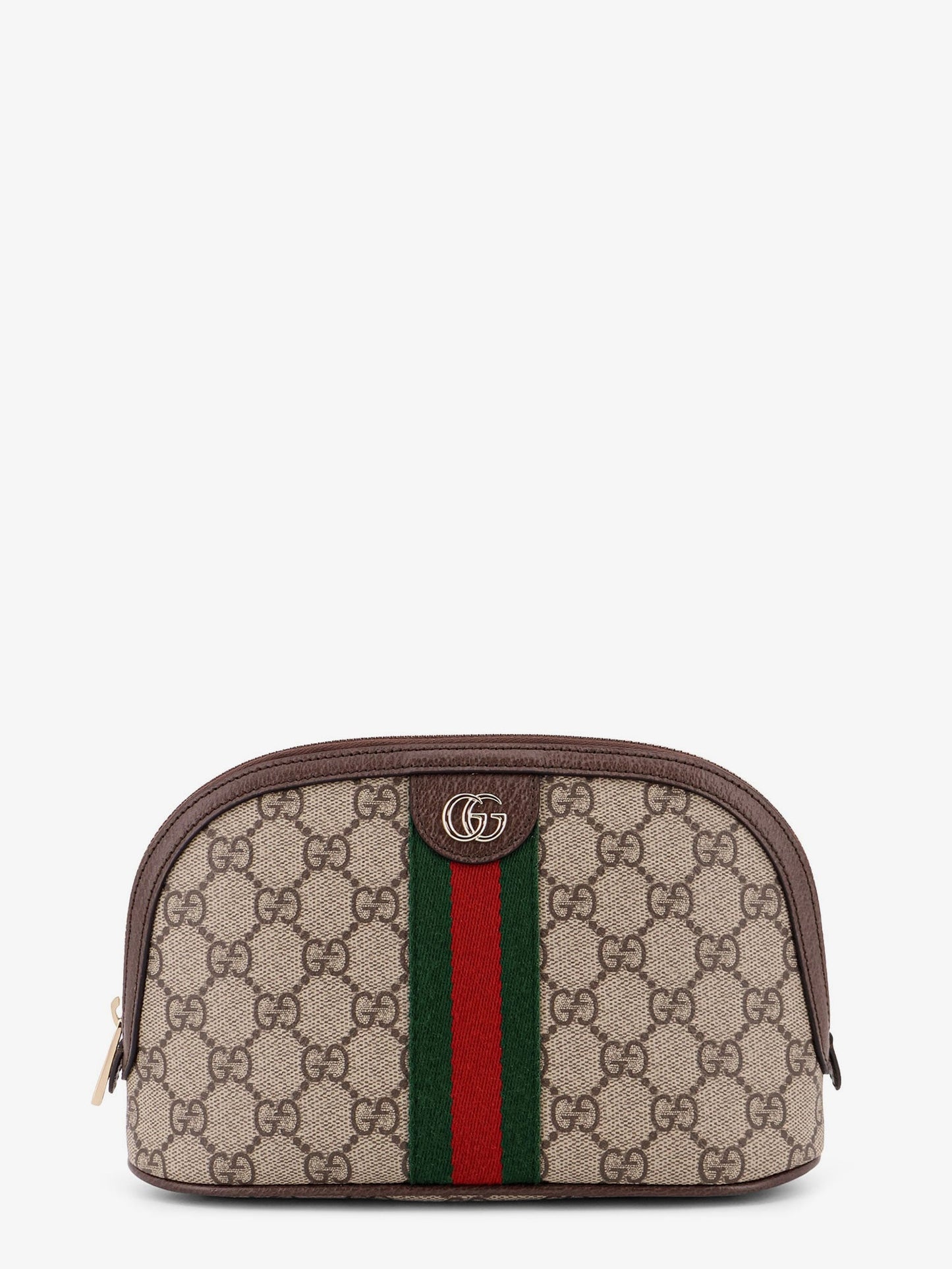 Gucci Women Coated Canvas Beauty Case With Gg Motif