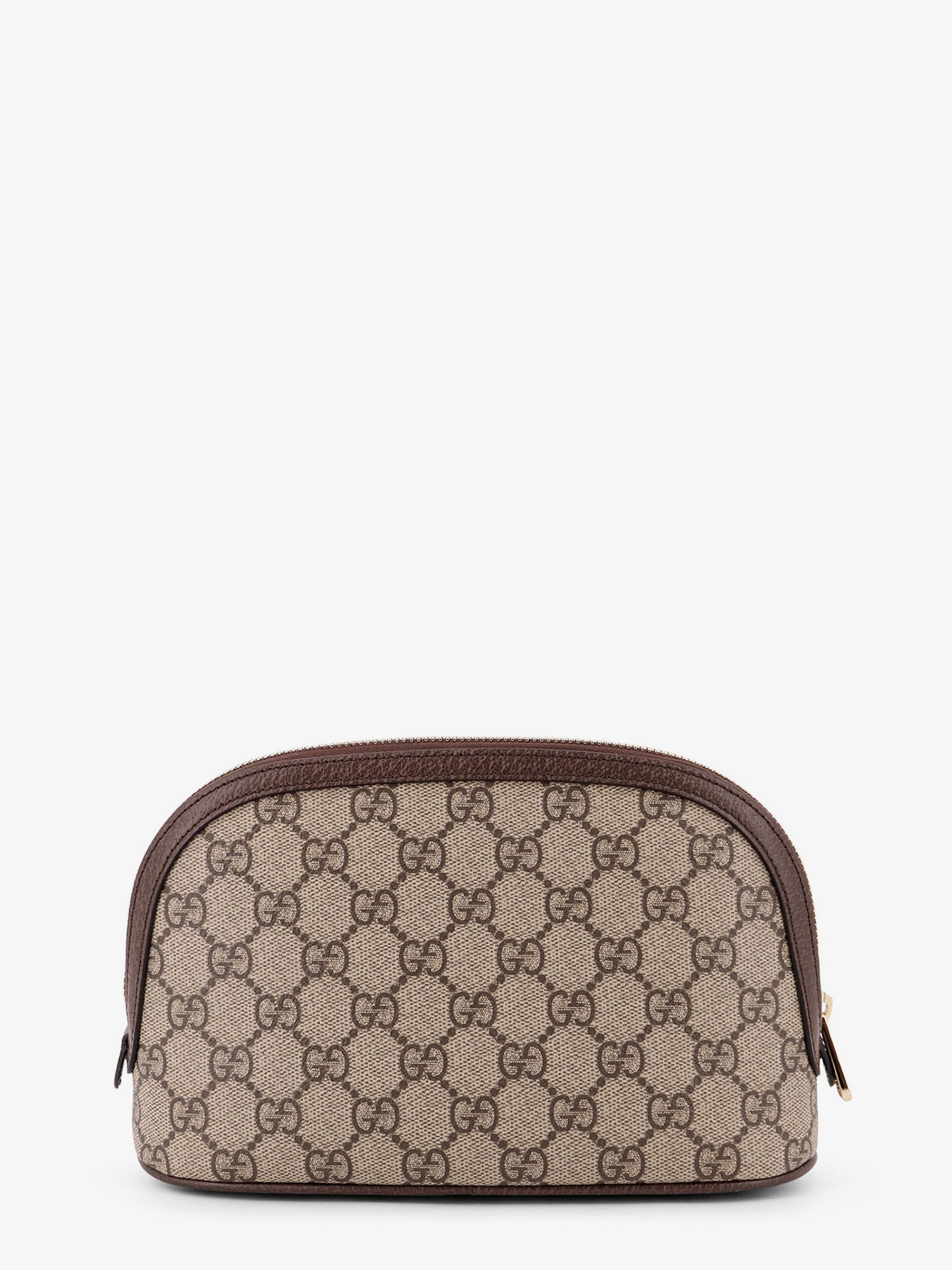 Gucci Women Coated Canvas Beauty Case With Gg Motif